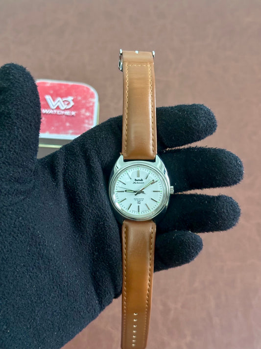 MOD HMT Kohinoor Mechanical Hand- White Dial (Open Case Back)