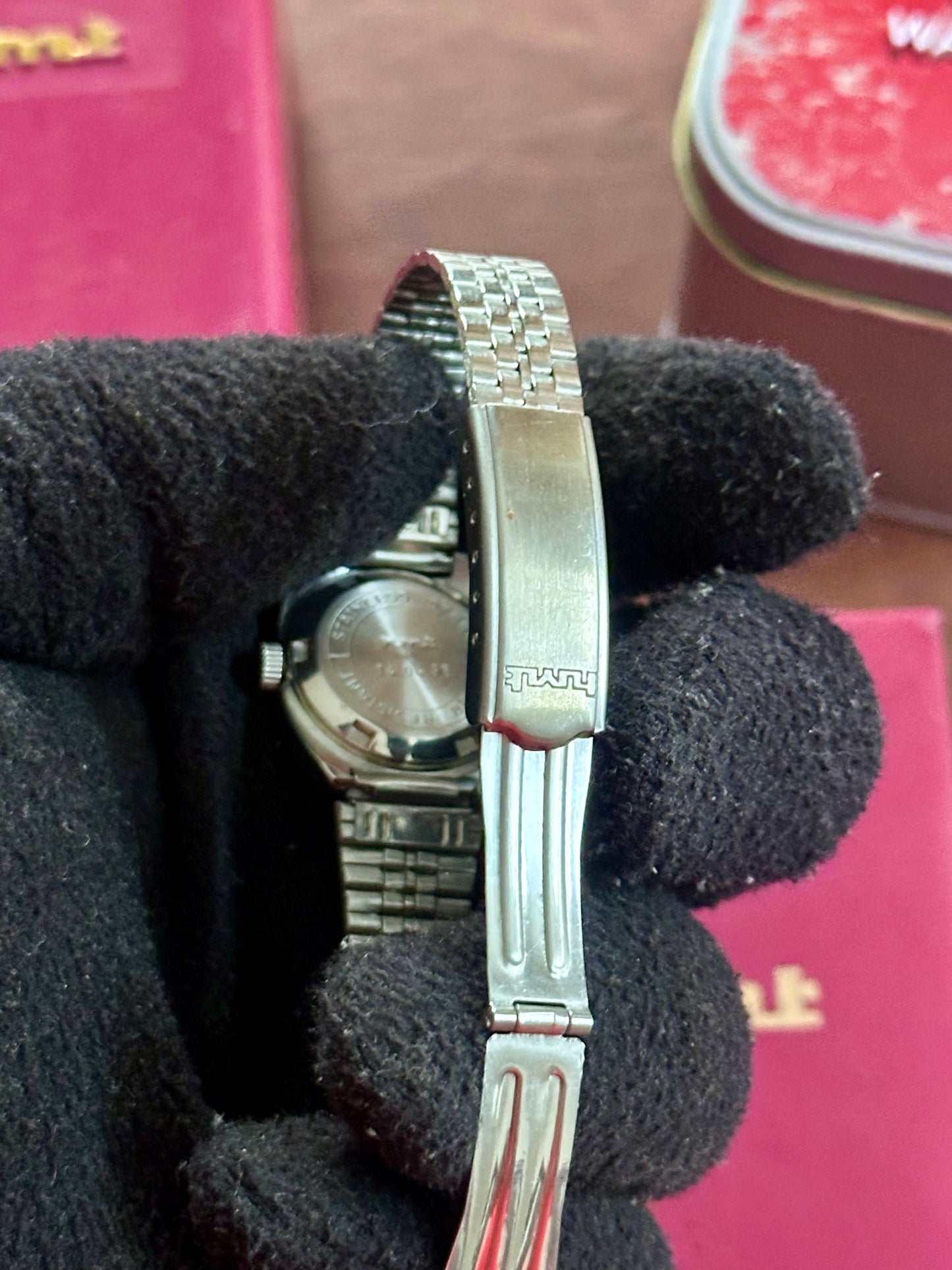 NOS HMT Usha Ladies - Gold Sunburst Dial Mechanical Watch (Not Used)