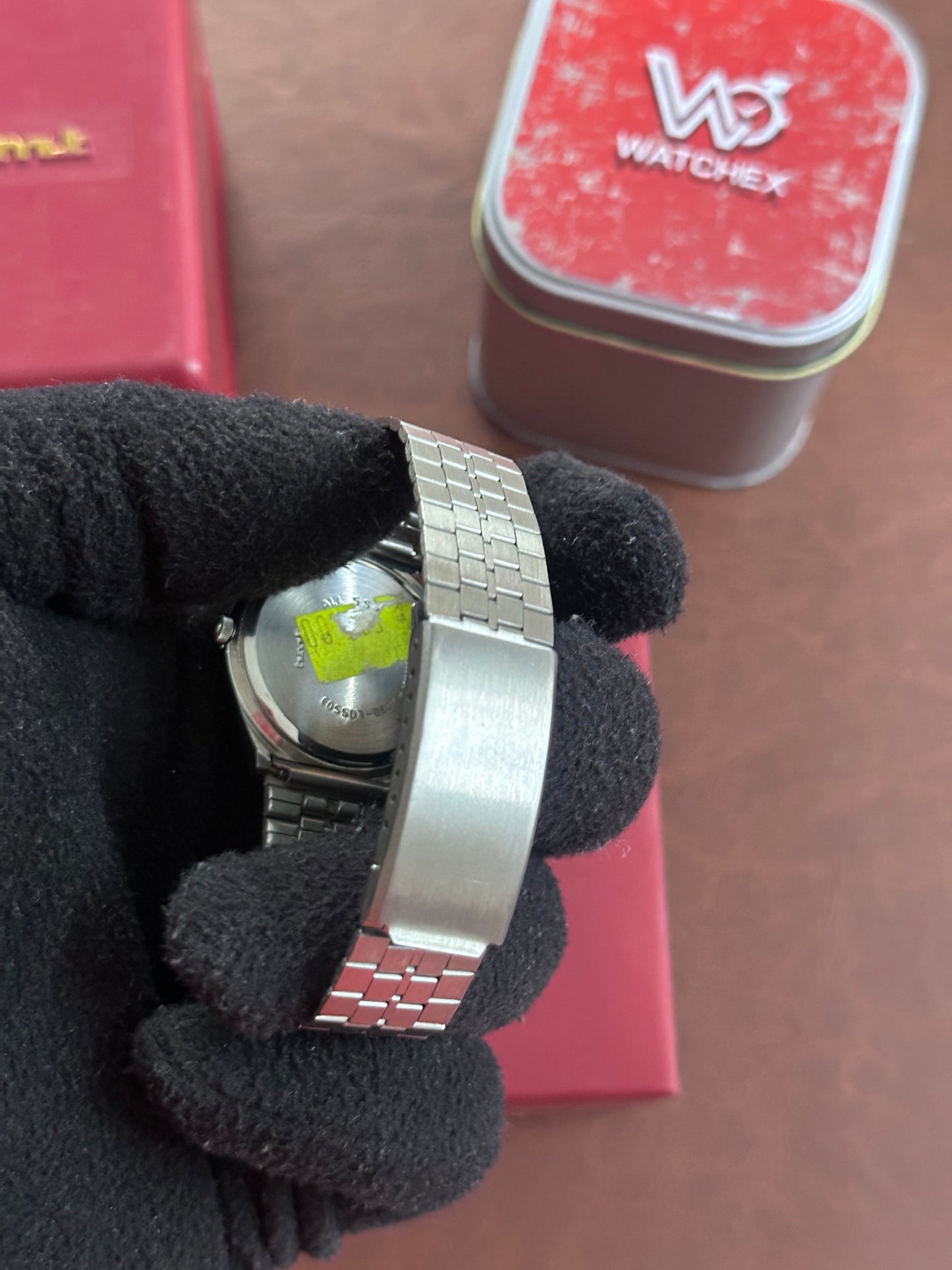 NOS HMT Lalit Quartz – Black Dial Integrated Bracelet Variant (Not Used)