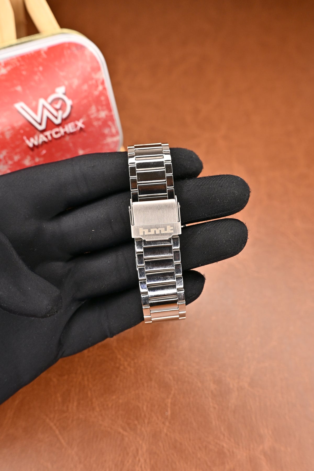 NOS HMT Kohinoor Silver Sunburst Quartz Watch – Stainless Steel Bracelet | Watchex NOS Collection