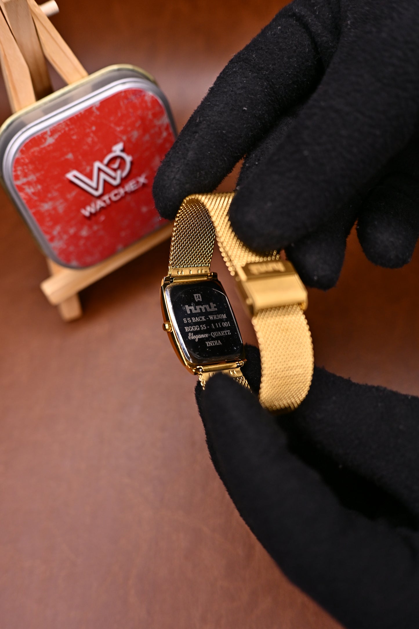 NOS HMT Elegance Crimson Red Dial Quartz (EGGG 55) | Watchex India