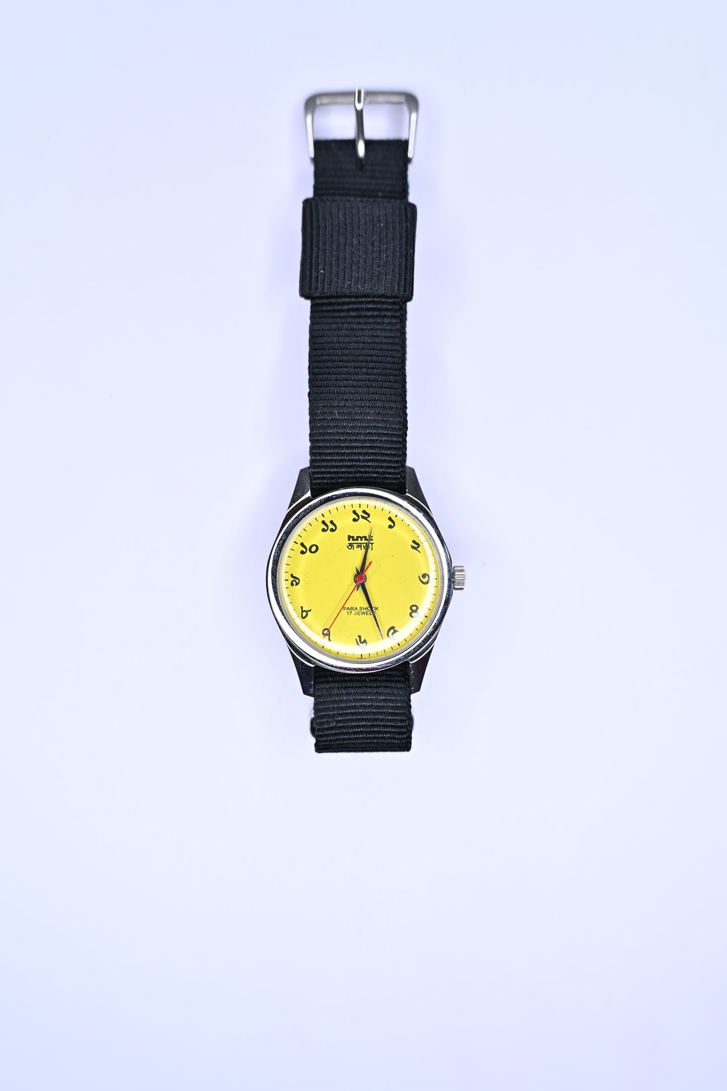 MOD HMT Janata Bengali Numeral Yellow ReDial Hand-Winding Mechanical Watch – Calibre 0231 | Watchex India