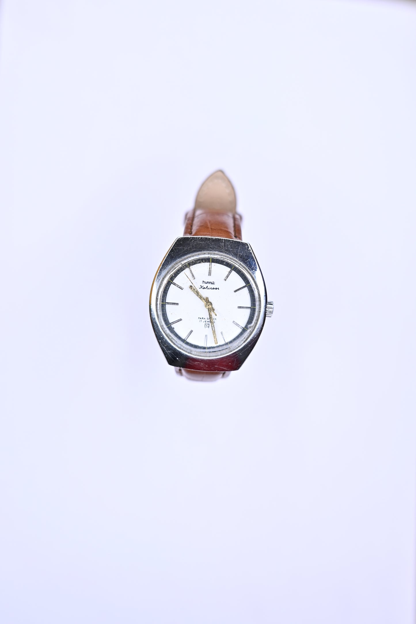Vintage HMT Kohinoor White Redial Dark Ring Hand-Winding Mechanical Watch – Calibre 0231 | Watchex India