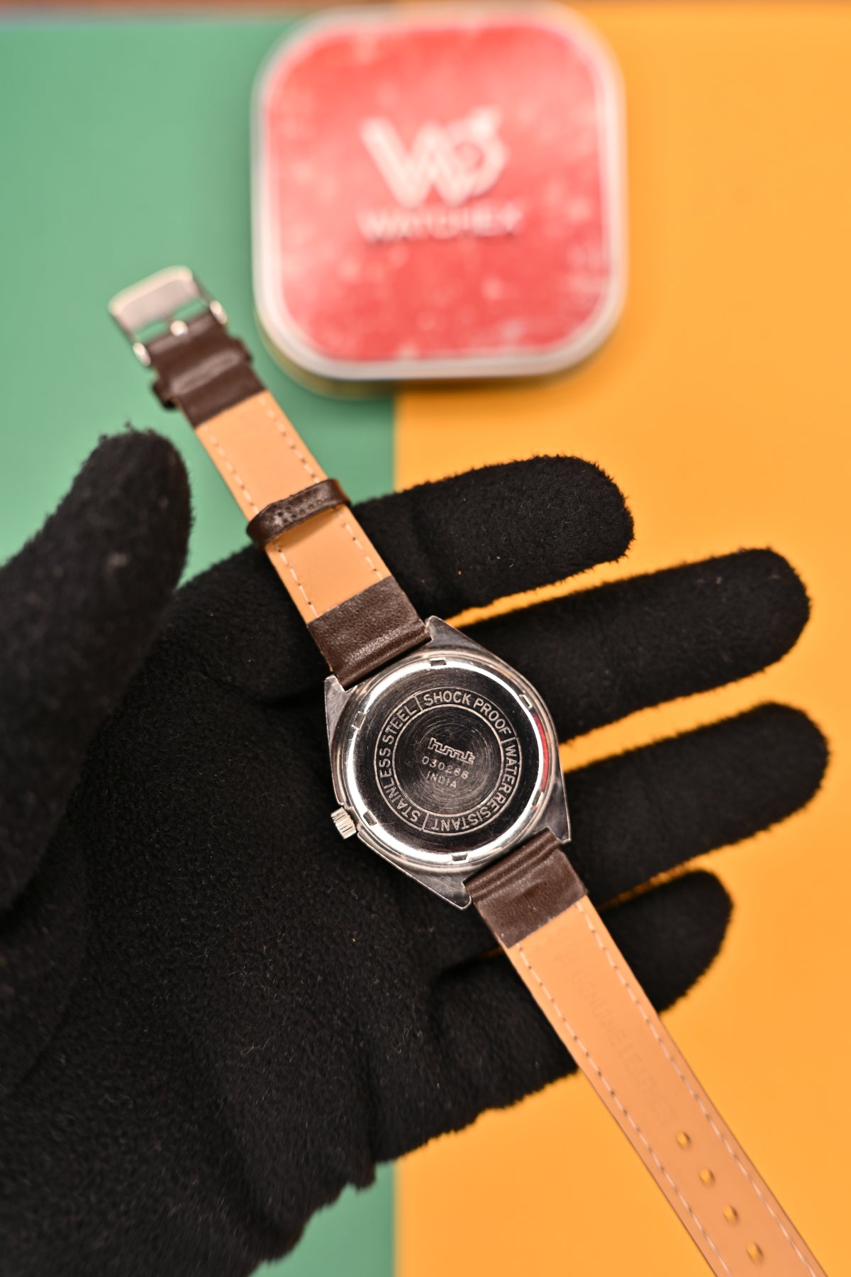 Vintage HMT Vivek Parashock 17 Jewels Champagne Dial Mechanical Watch | Watchex India