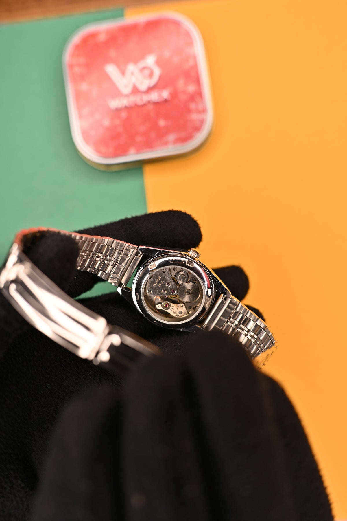 MOD HMT Kohinoor — Maroon Wine Dial 17J Hand-winding | Watchex India 