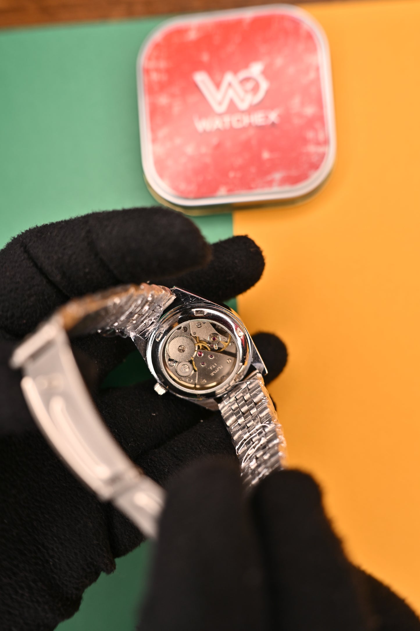 MOD HMT Kohinoor — Maroon Wine Dial 17J Hand-winding