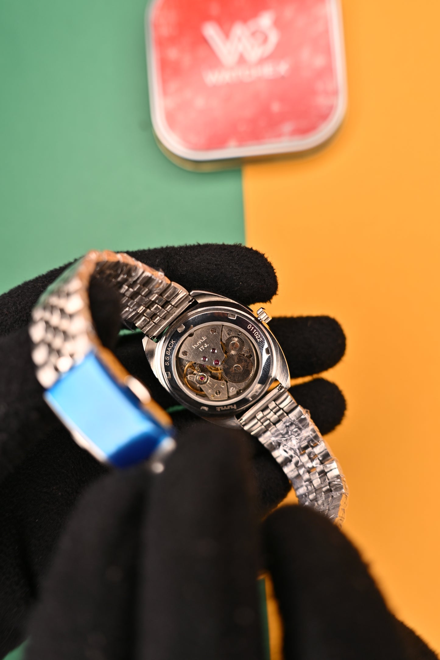 MOD HMT Kohinoor — Turquoise Blue Dial 17J Hand-winding | Watchex India 