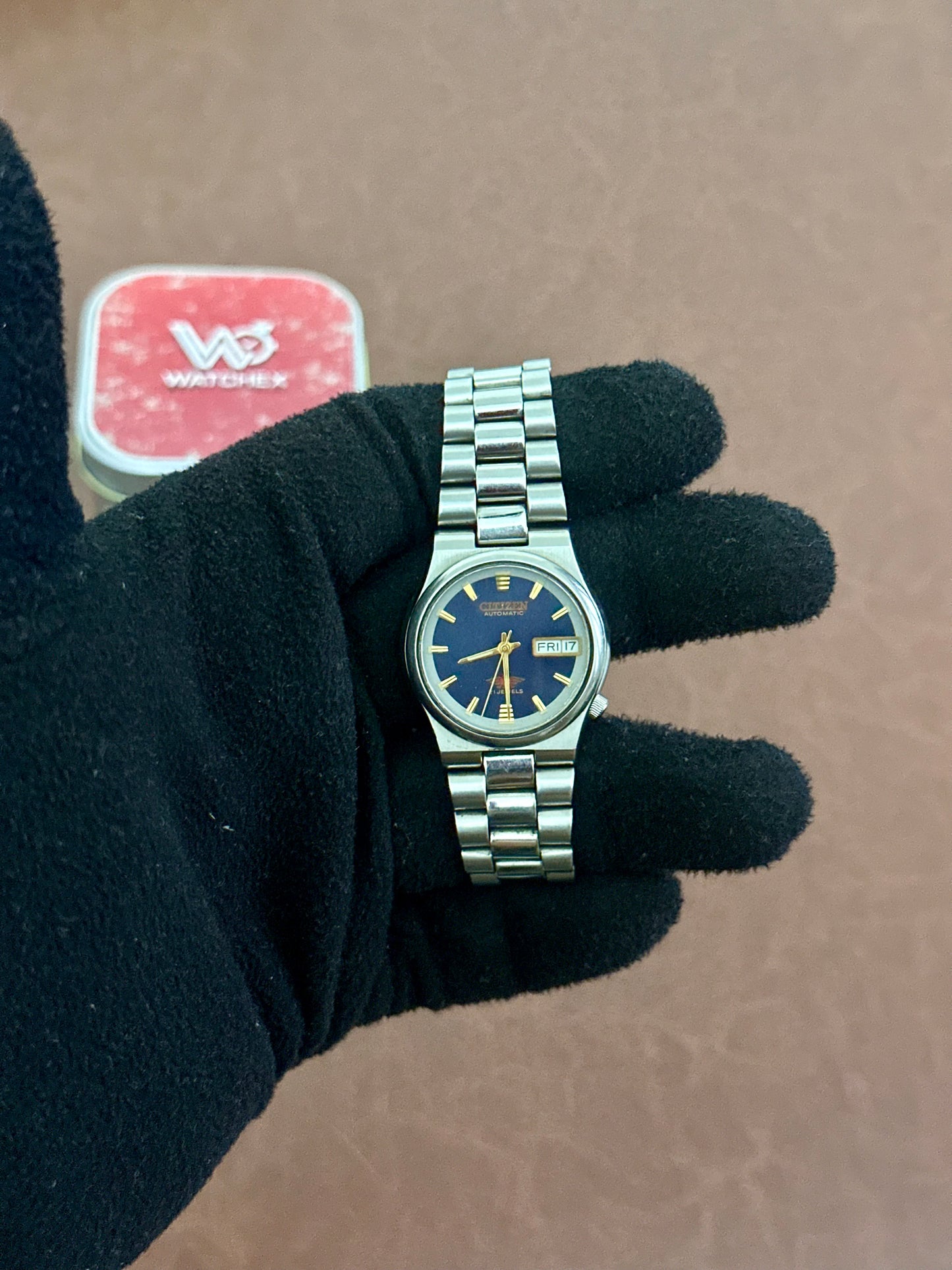 Vintage Citizen Eagle 7 Automatic Blue Dial Day-Date (4-S81471 HSB) | Watchex India