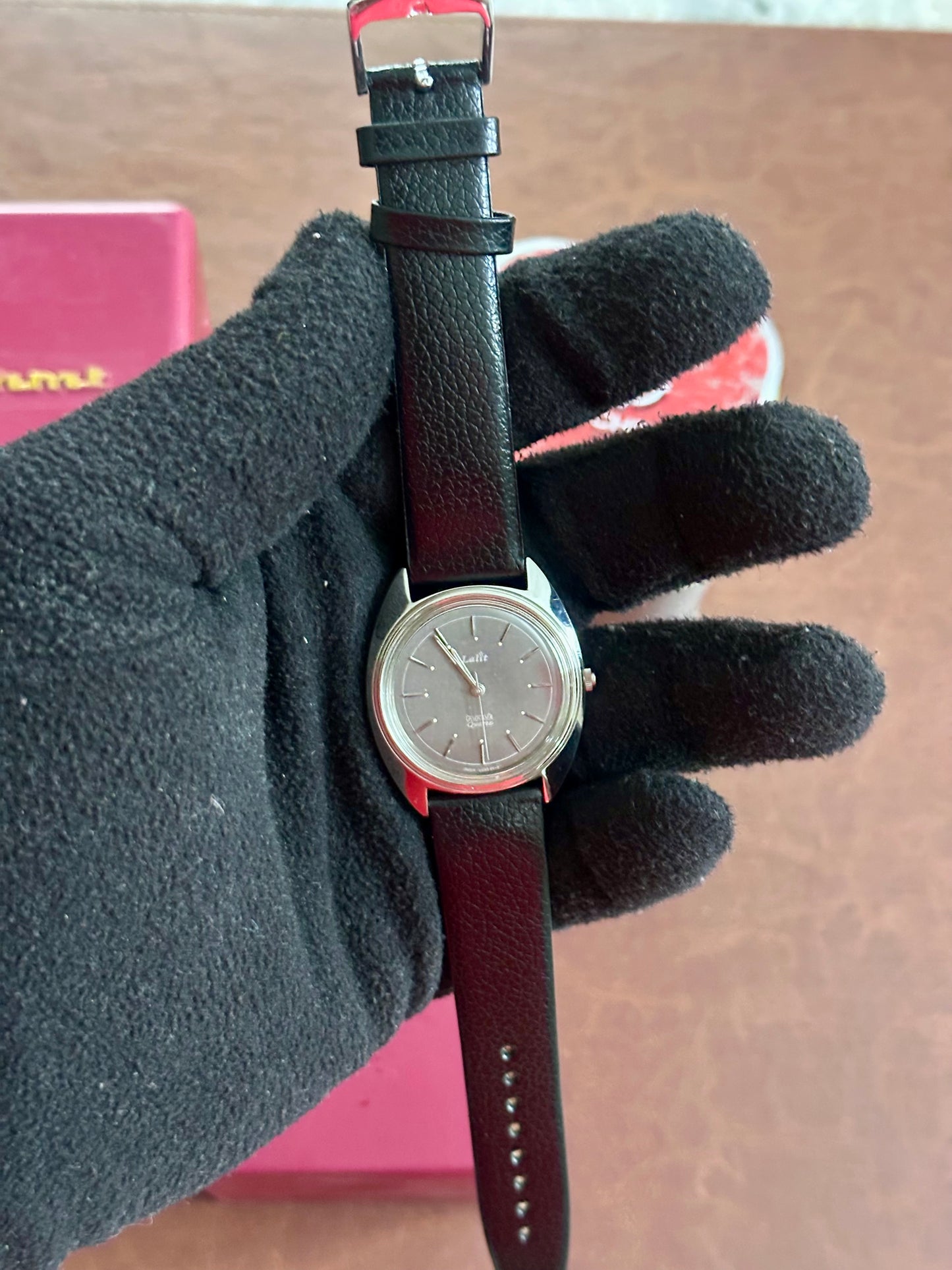 NOS HMT Lalit Quartz – Matte Grey Dial (Not Used)