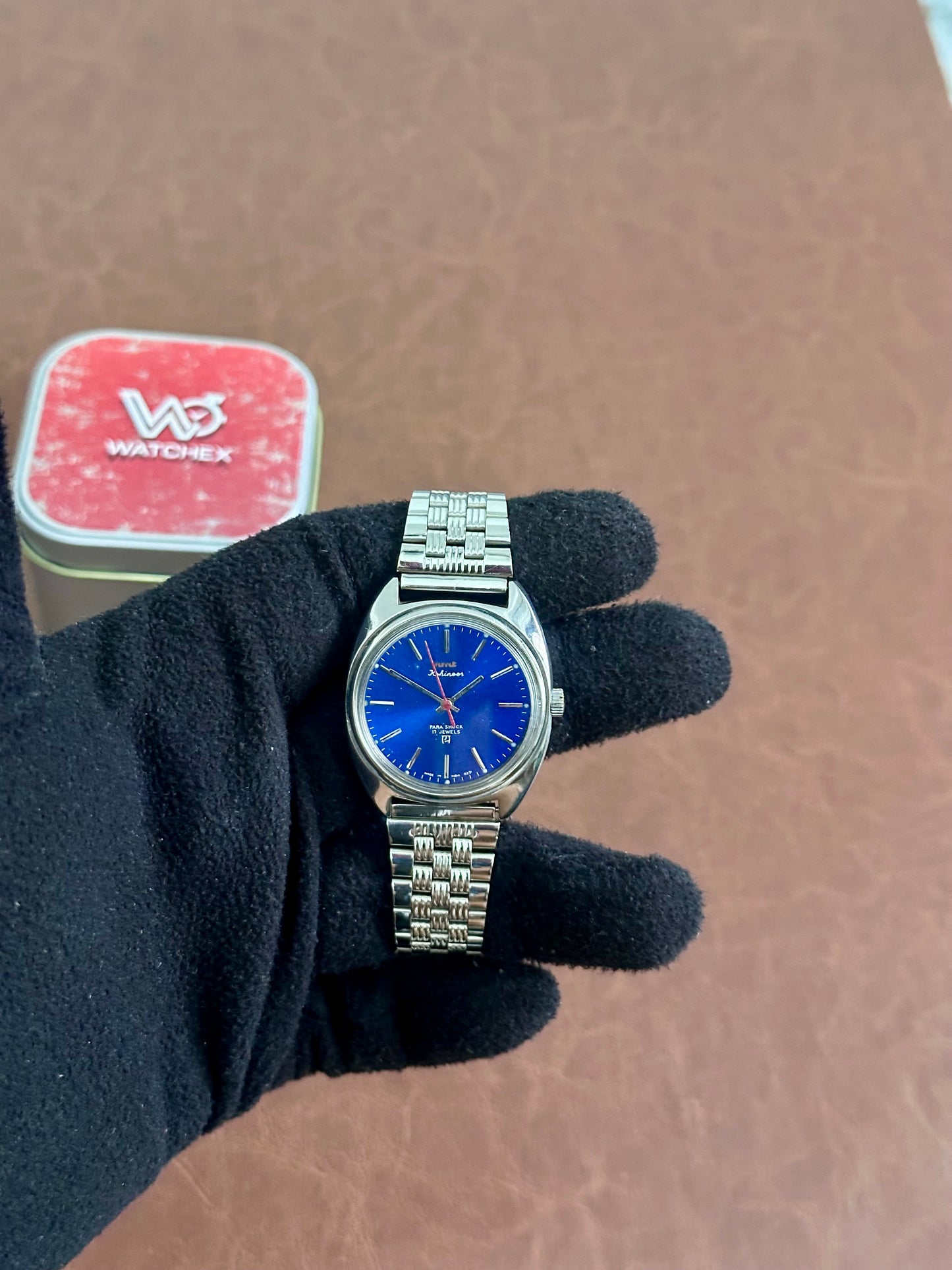 HMT Kohinoor Blue Dial MOD – 17 Jewels Hand-Winding