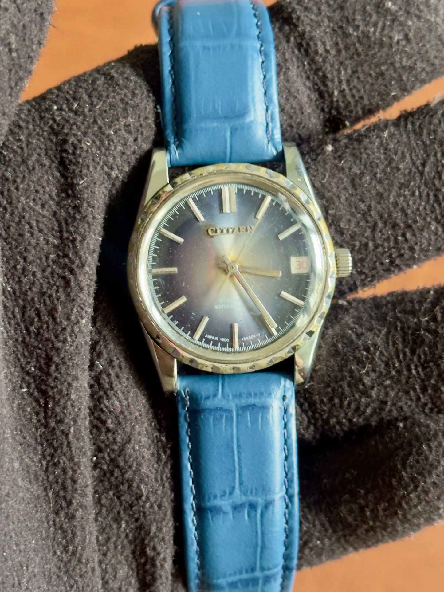 Vintage Citizen Automatic Parawater Fumé Blue Dial 21 Jewels (68-1131) | Watchex India