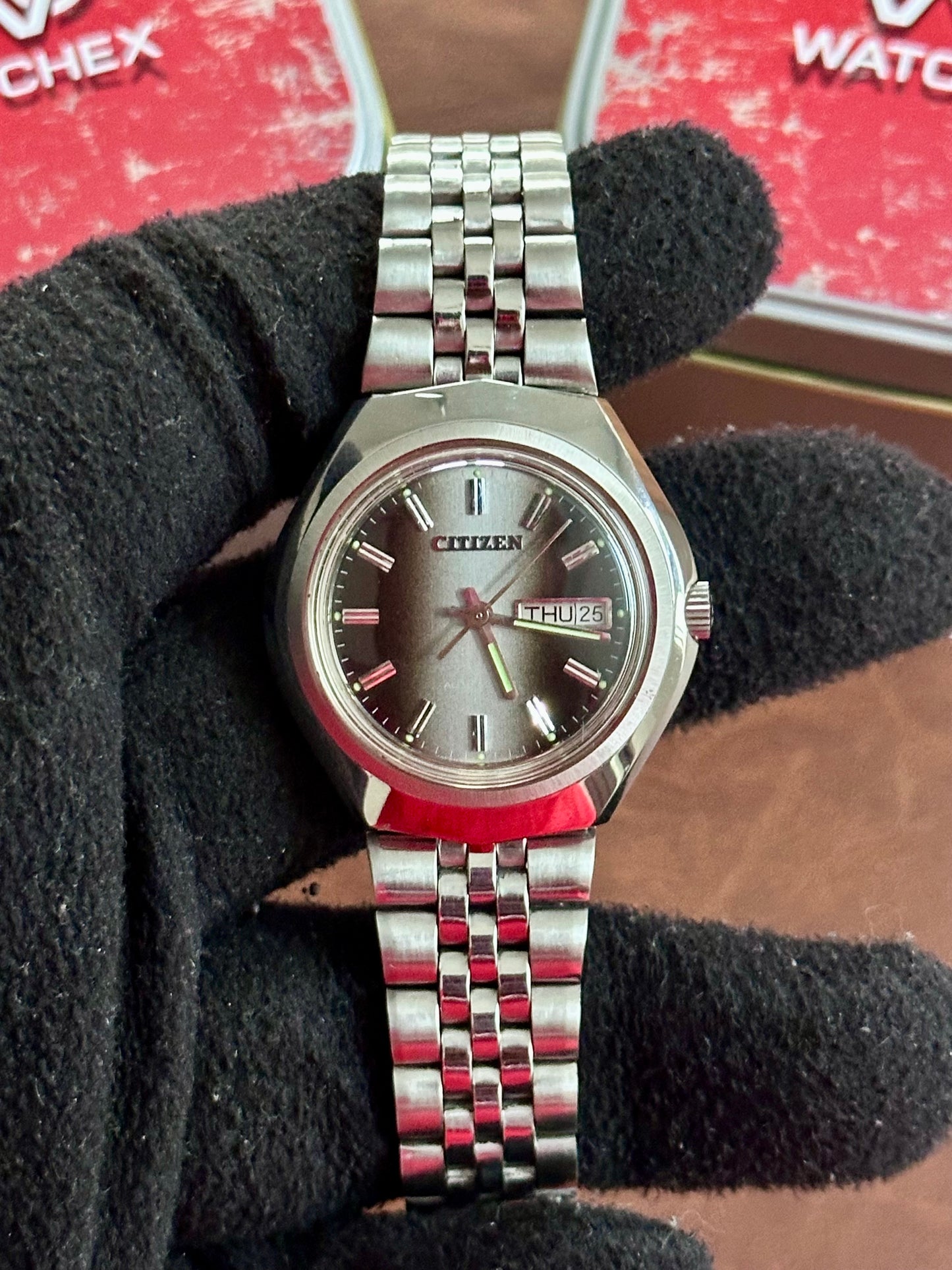 NOS Citizen Automatic “Fumé Sunburst Dial” 21 Jewels (Not Used)