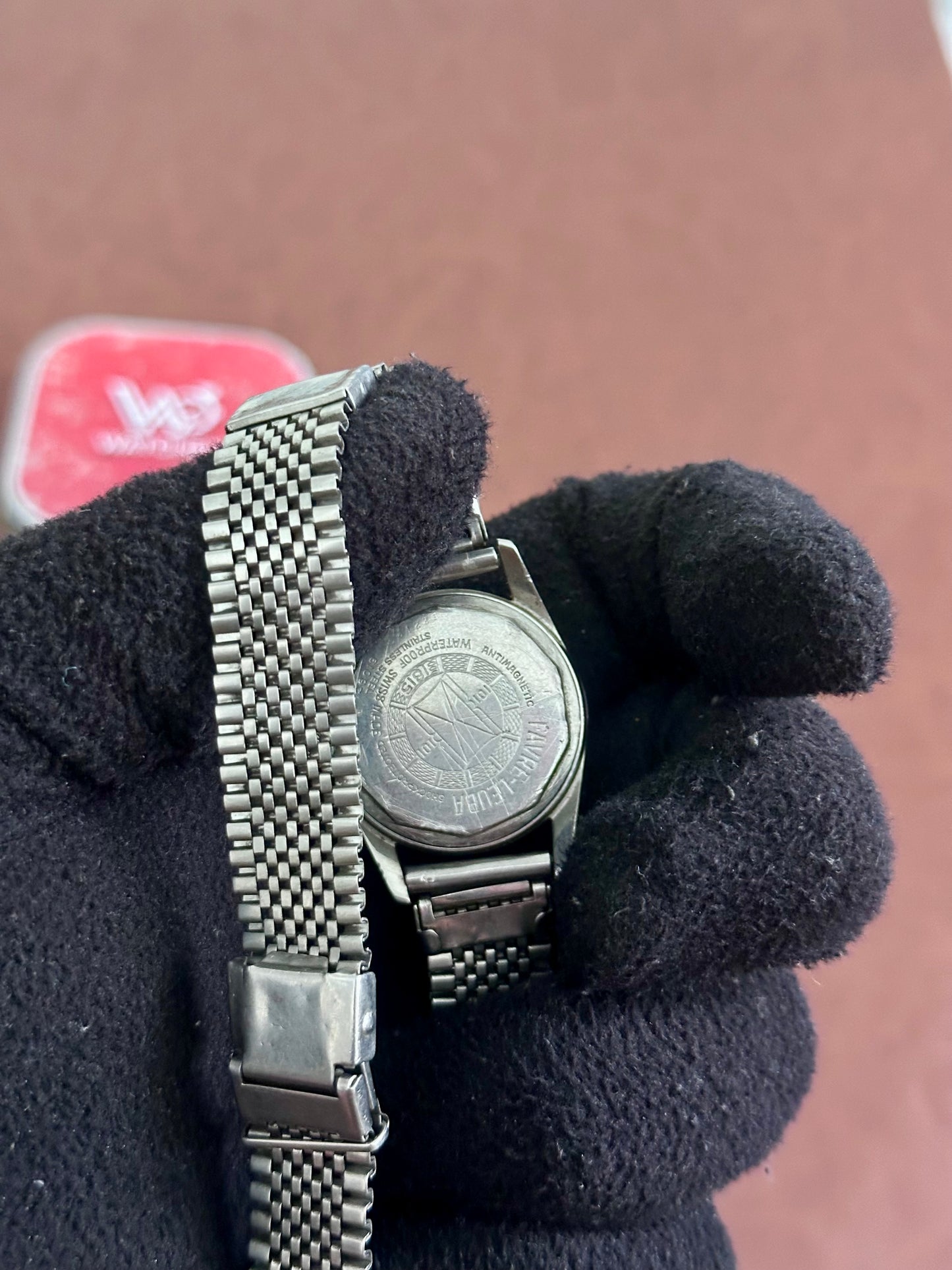 Vintage Favre-Leuba - Sea King Black Dial Mechanical Swiss Watch