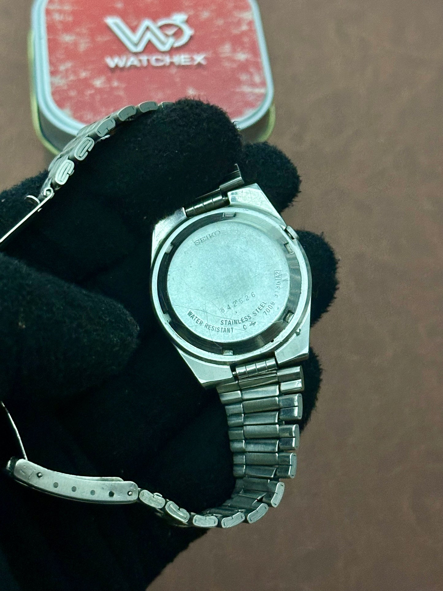 Vintage Seiko 5 Automatic 7009-3130 Grey Dial