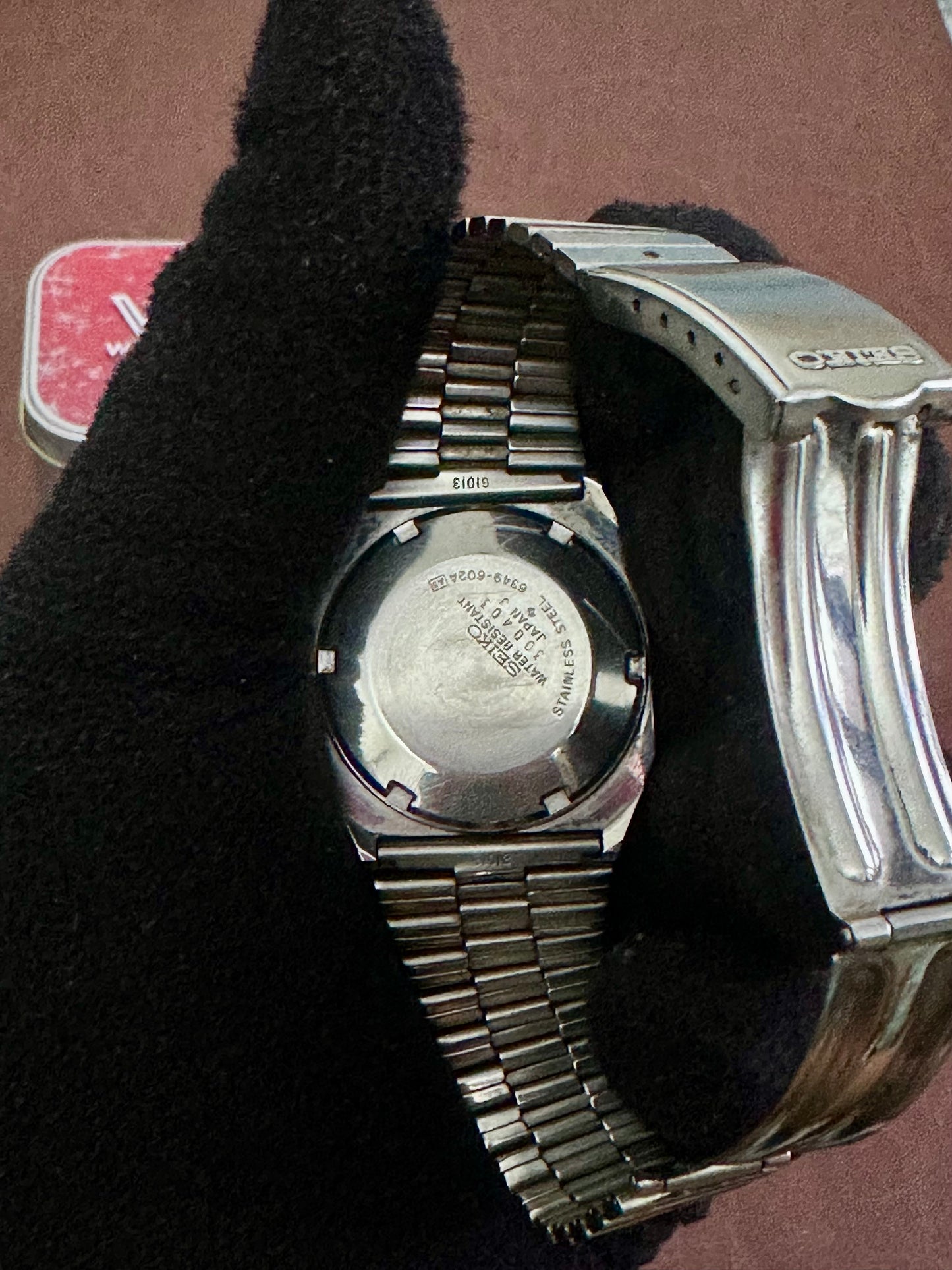 Vintage Seiko 5 TV Gold Dial Automatic 6349-602A – 1983