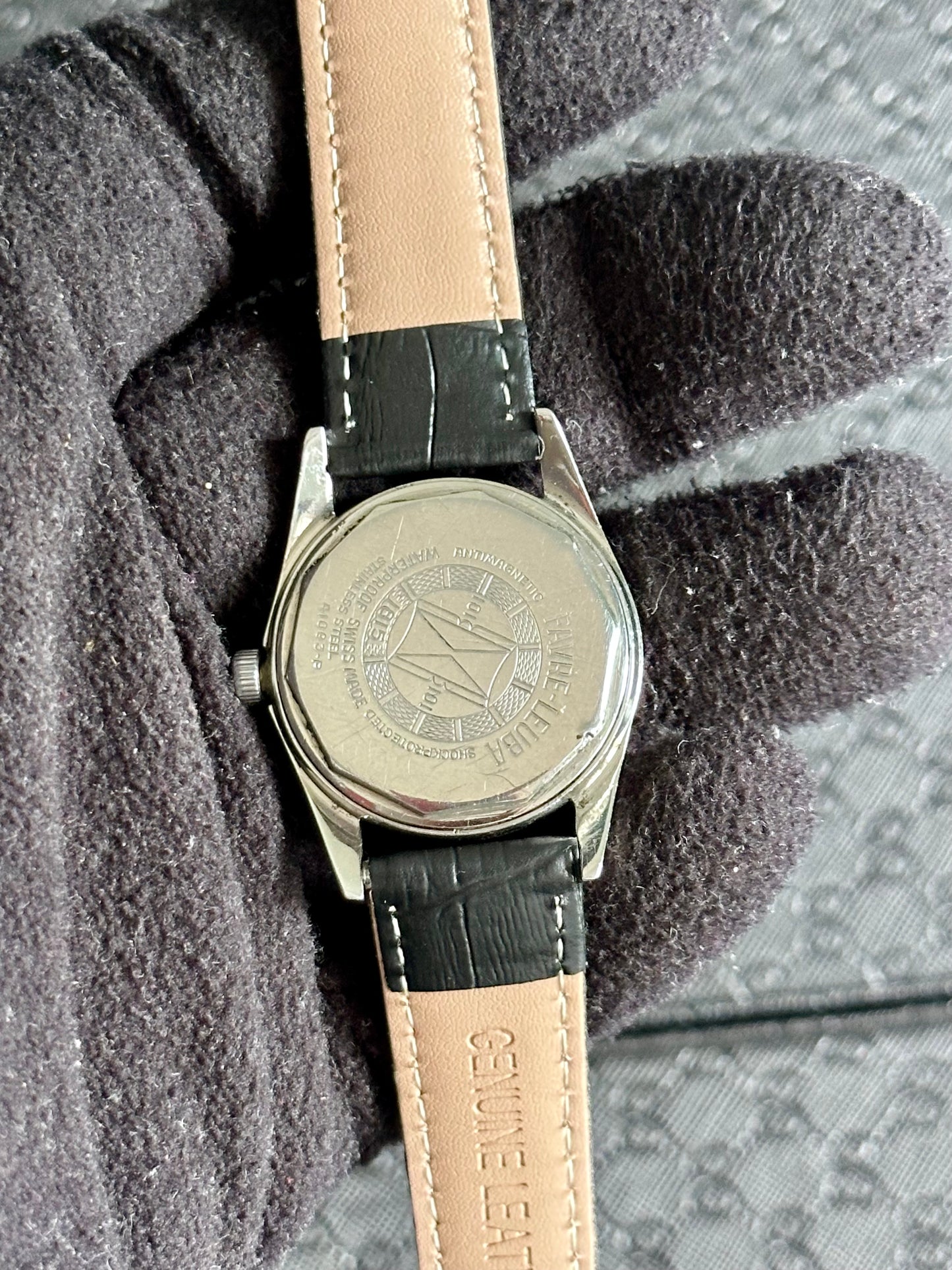 Vintage Favre-Leuba Sea King – Silver Dial Swiss Dress Watch