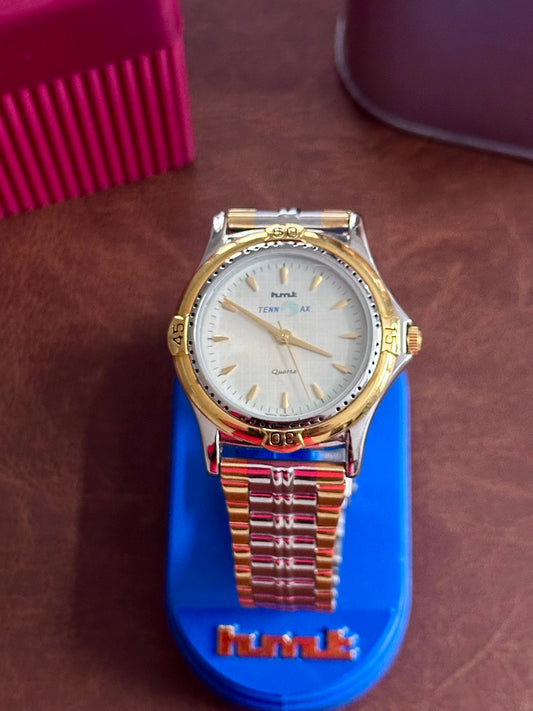 NOS HMT Tennmax Quartz – Two Tone Bezel Variant (Not Used)