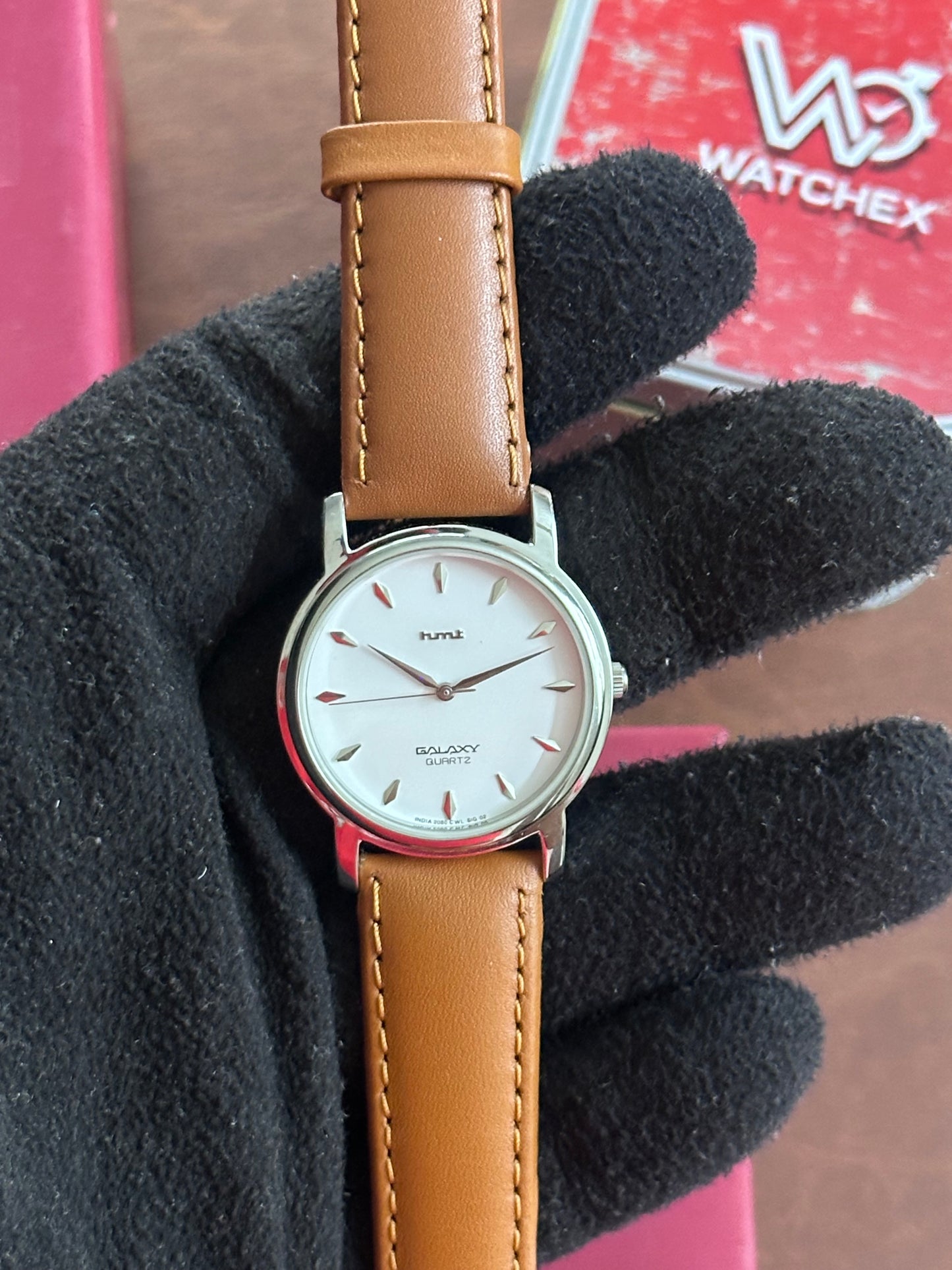 NOS HMT Galaxy Quartz – White Minimalist Dial (Not Used)