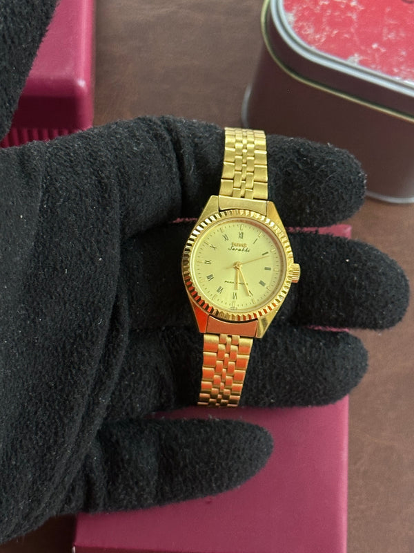NOS HMT Surabhi Gold – Ladies Mechanical Dress Watch (Not Used)
