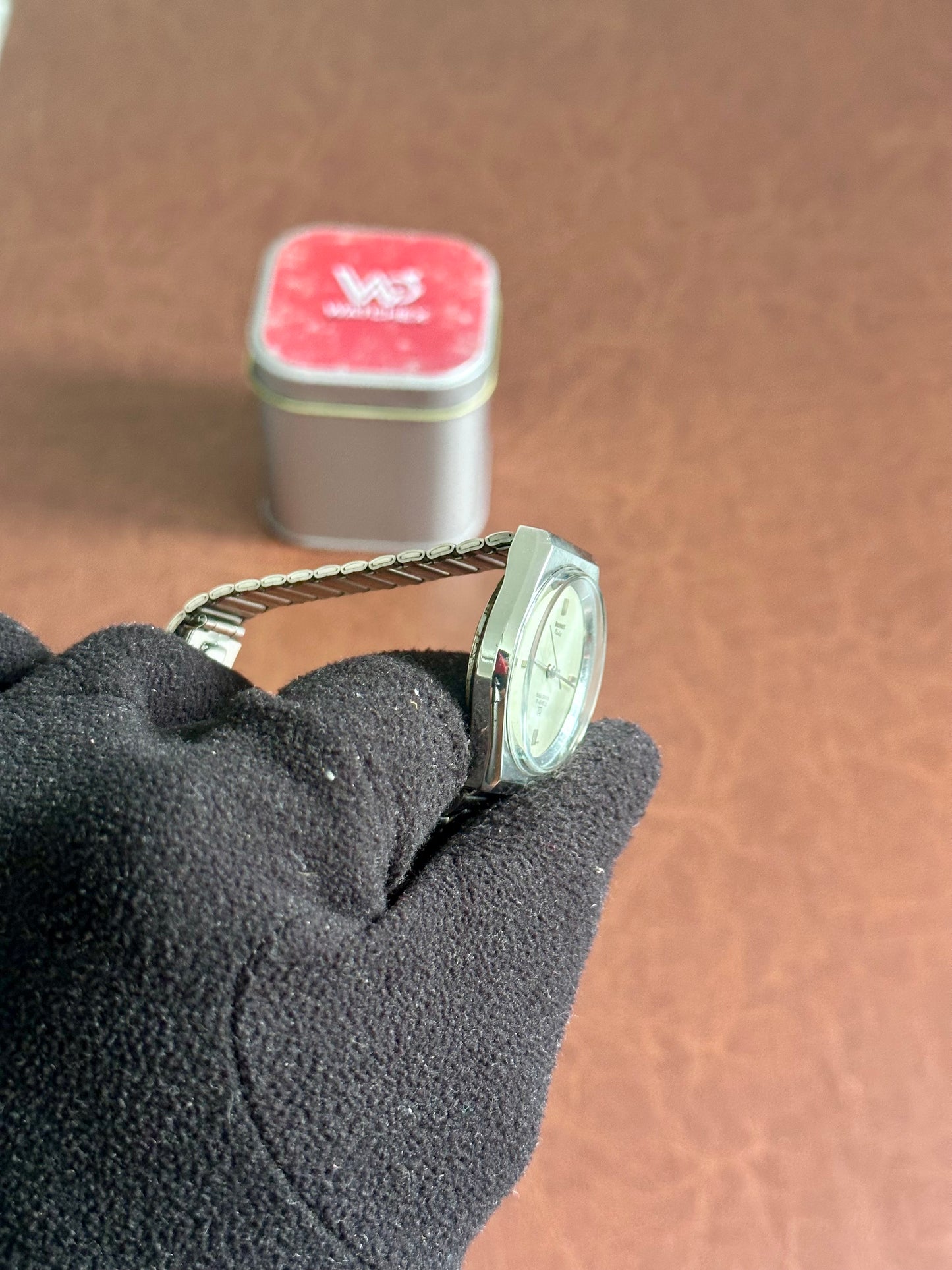 Vintage HMT Rohit Mechanical – Brushed Silver Dial | 38mm