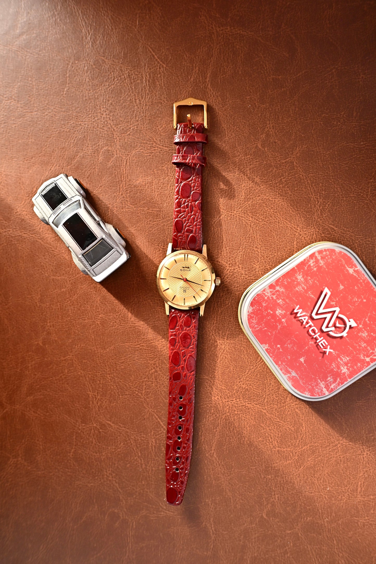 MOD HMT Sona Gold Textured Dial Mechanical (0231) | Watchex India