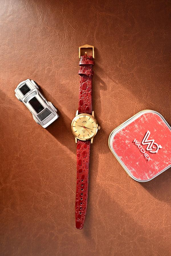 MOD HMT Sona Gold Textured Dial Mechanical (0231) | Watchex India