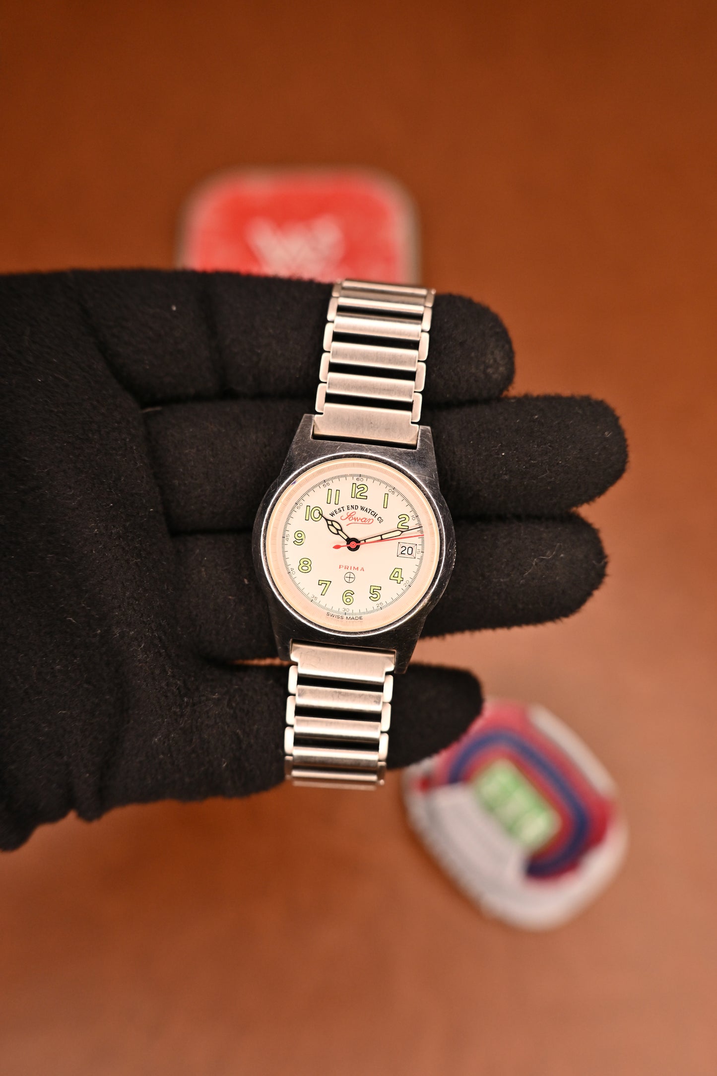 West End Watch Co. Sowar Prima Quartz Date Cream Dial Swiss Made (Ref. 14 8511 70) | Watchex India