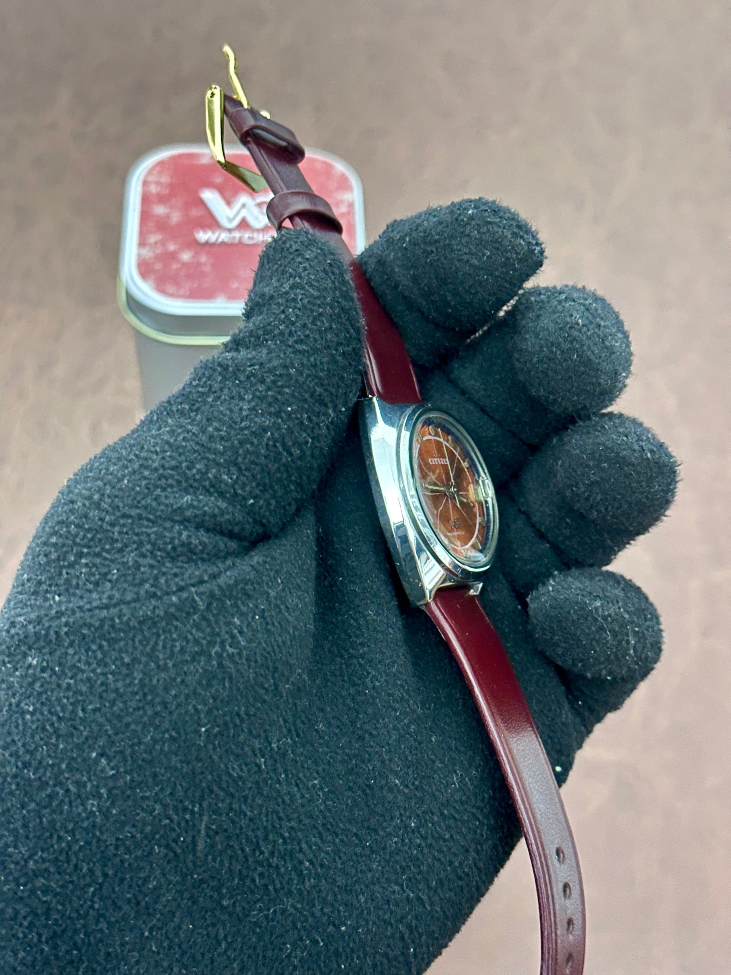 Vintage Citizen Seven Star V2 Automatic – Reworked Amber Dial