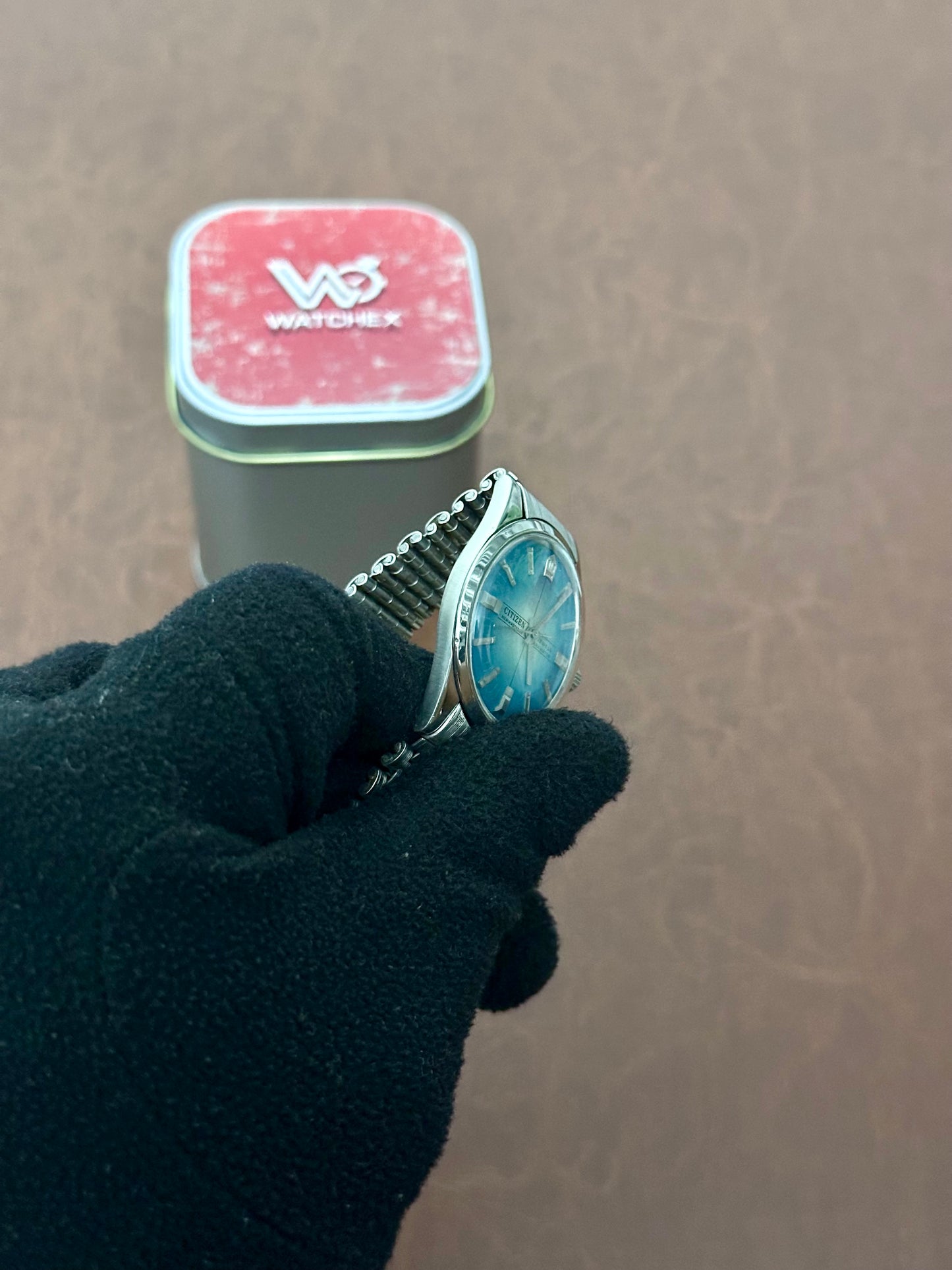 Vintage Citizen Newmaster 22 Teal Sunburst – 21 Jewels Hand-Winding (1972)