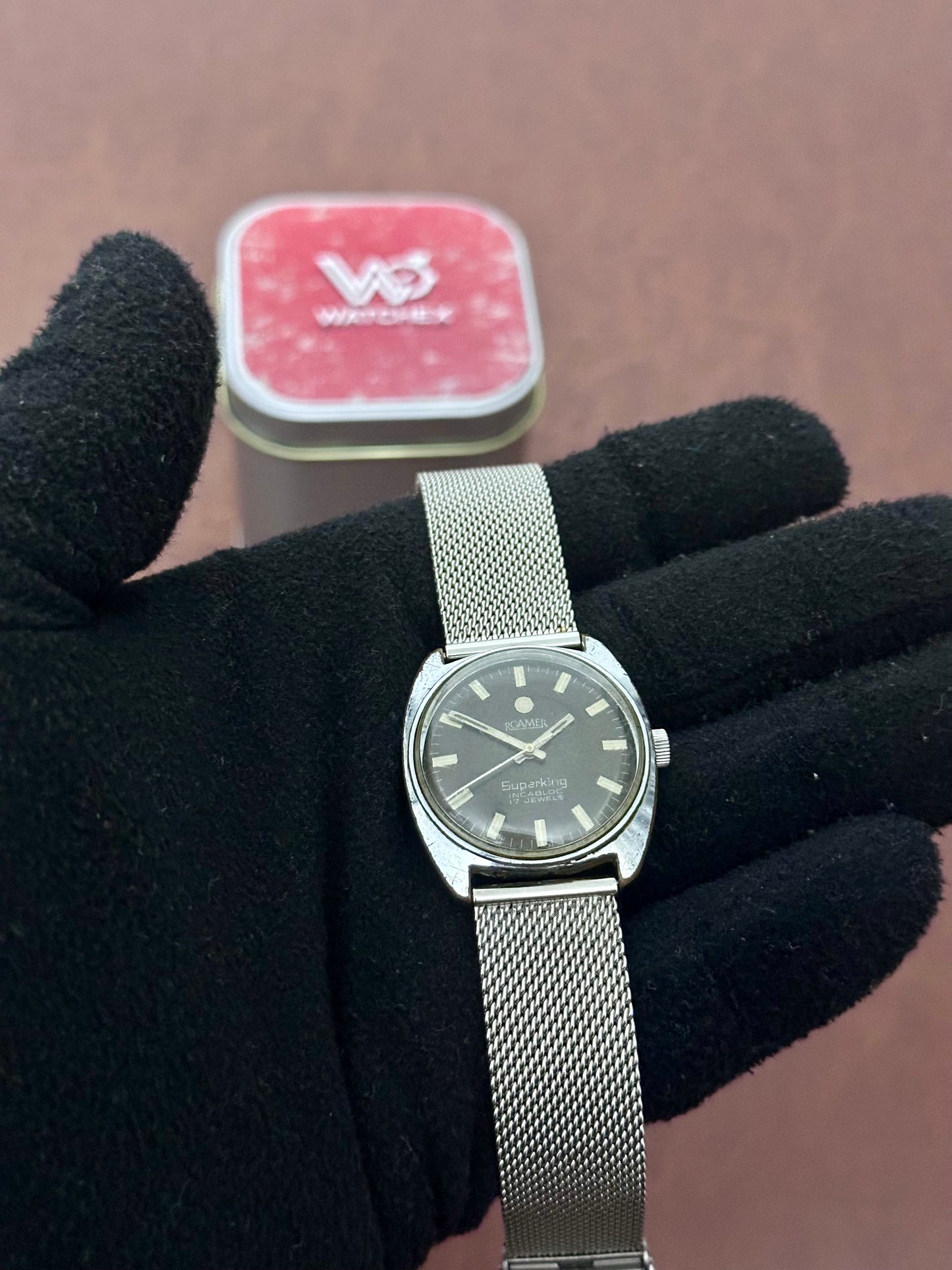 Vintage Roamer Superking Mechanical – Black Dial