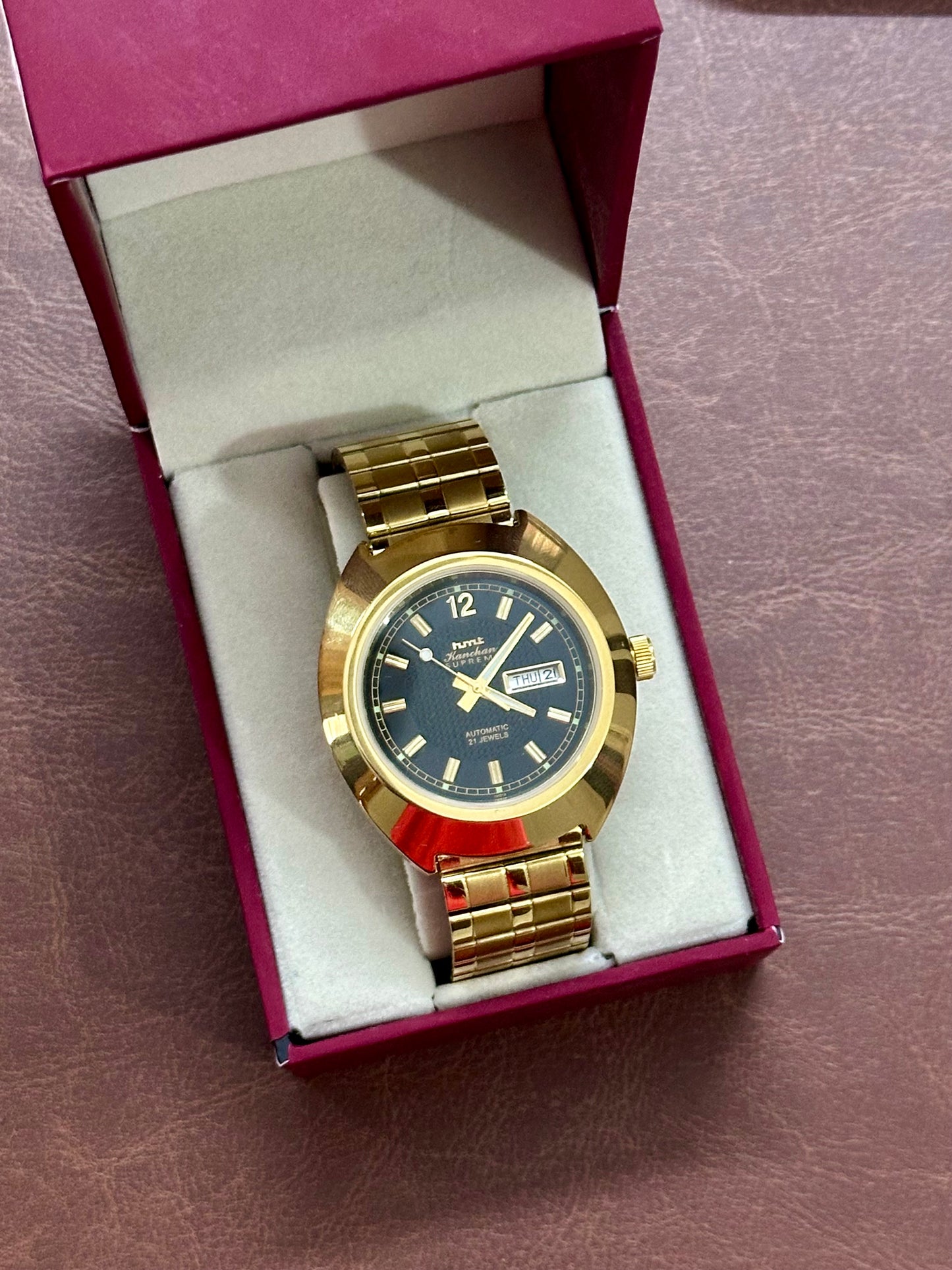 NOS HMT Kanchan Premium Automatic “Black Dial” (Not Used)