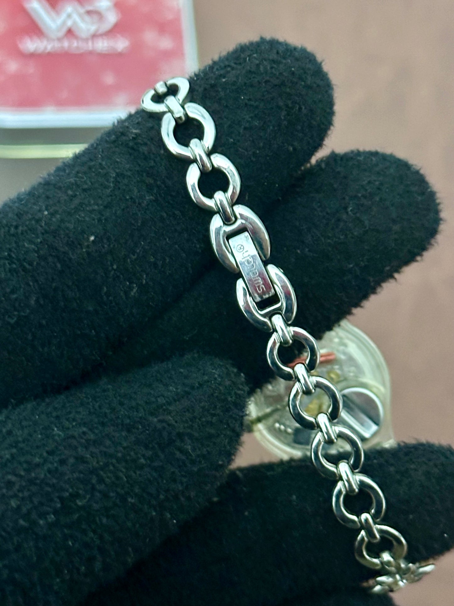 Vintage Rare Swatch Lady Floral Bracelet Quartz – Swiss Made (Late 1990s / Early 2000s)