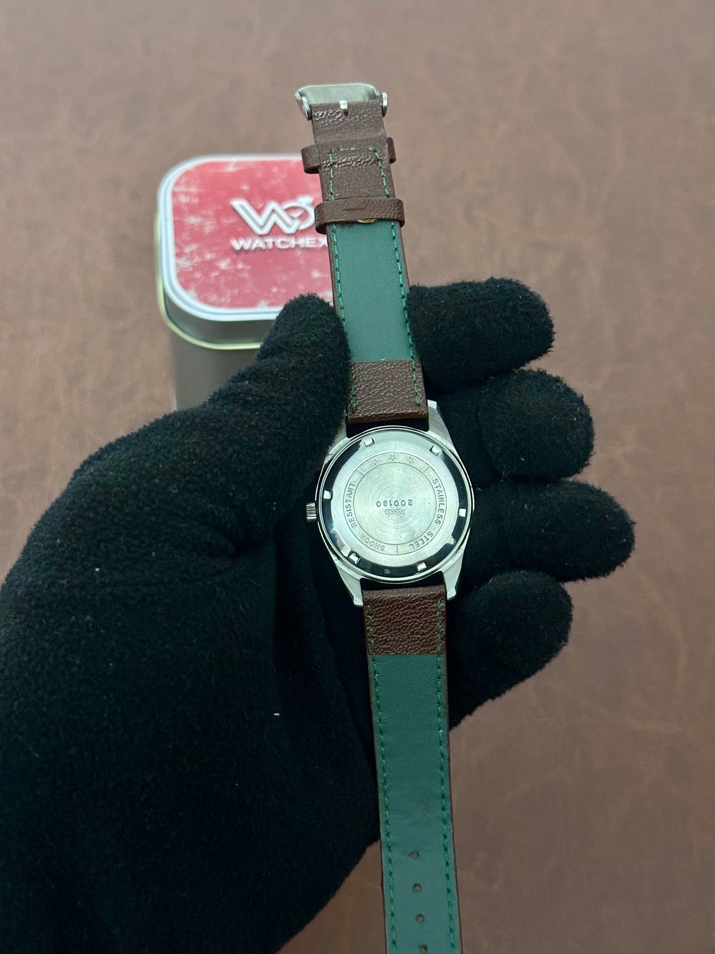 Vintage HMT Pilot White Dial Mechanical Watch (Reworked Dial)