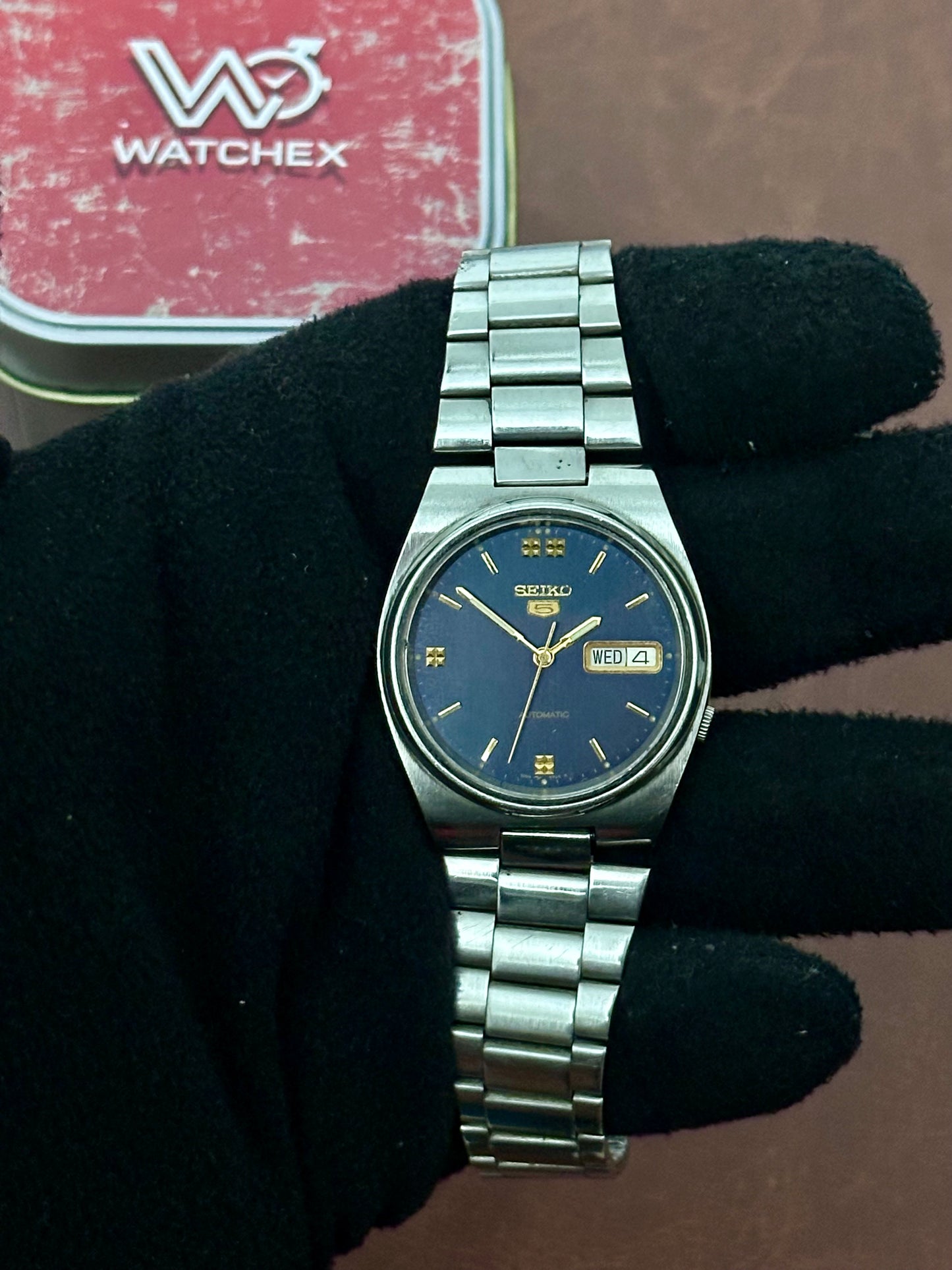 Vintage Seiko 5 Automatic 7S26-02L0 – Blue Dial Japan Made (1997)