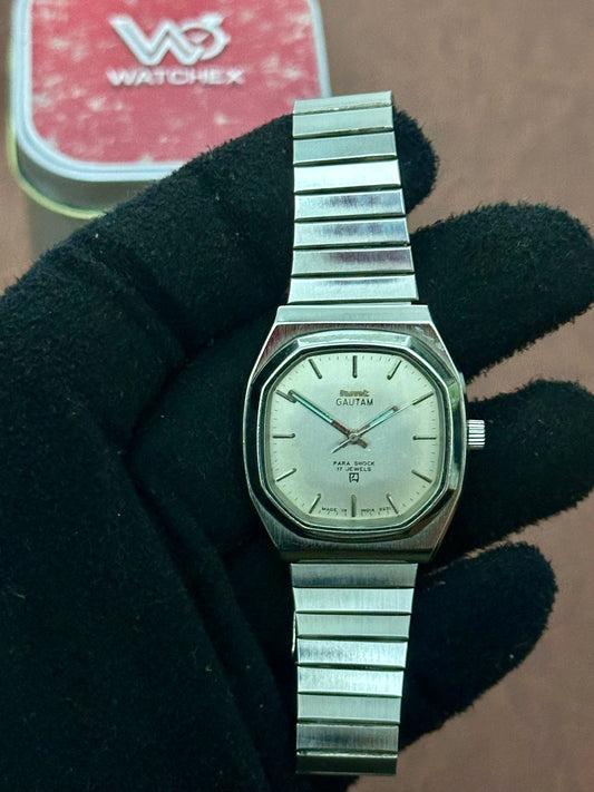 Vintage HMT Gautam Mechanical Hand-Winding Watch
