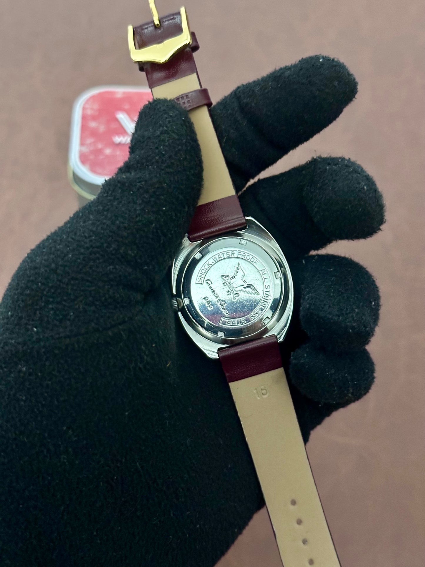 Vintage Citizen Seven Star V2 Automatic – Reworked Amber Dial