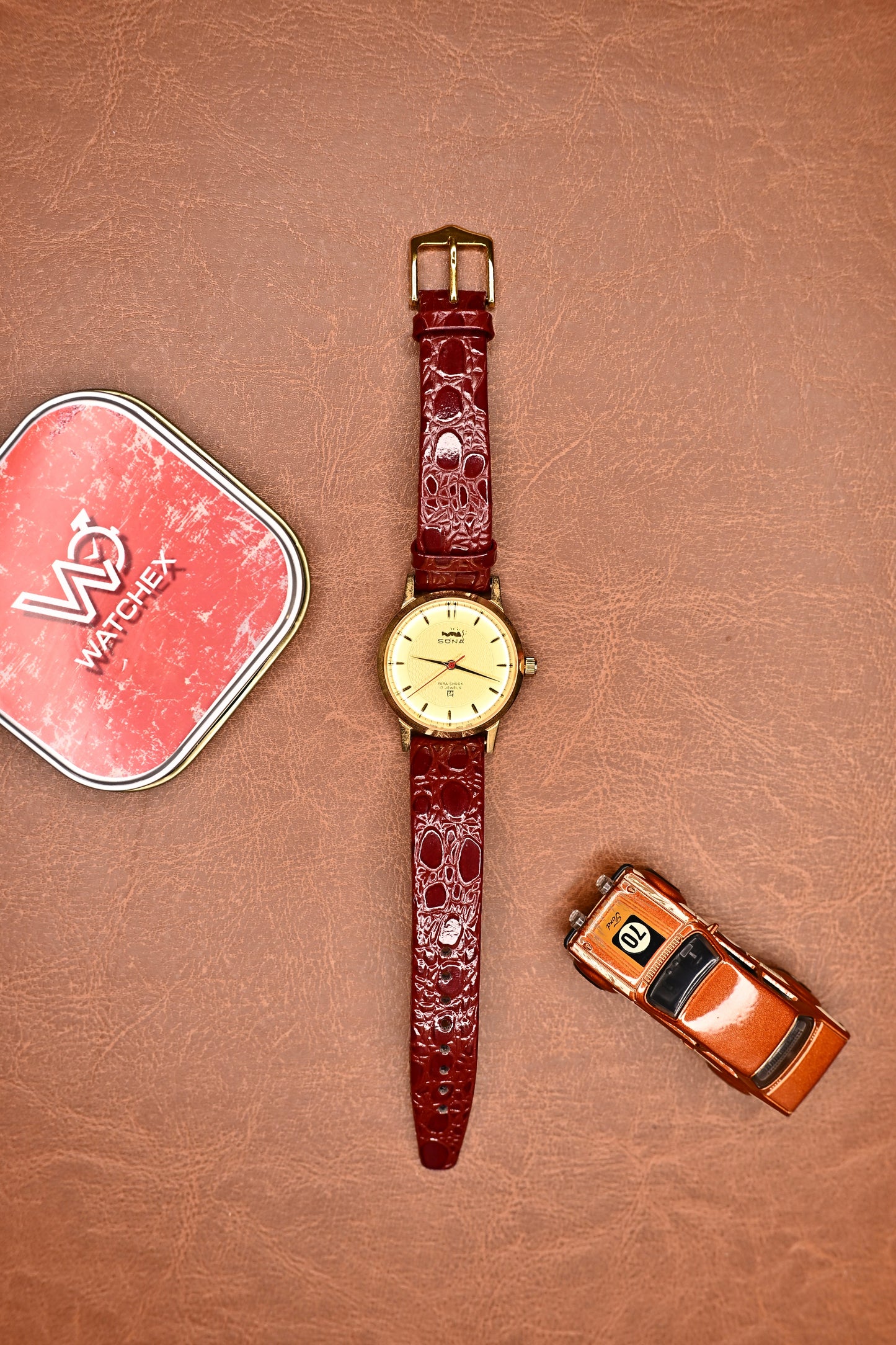 MOD HMT Sona Gold Textured Dial Mechanical (0231) | Watchex India