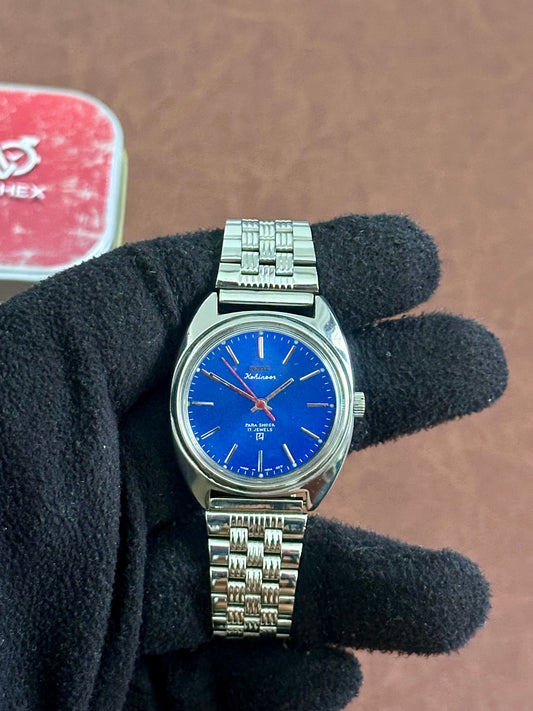 HMT Kohinoor Blue Dial MOD – 17 Jewels Hand-Winding