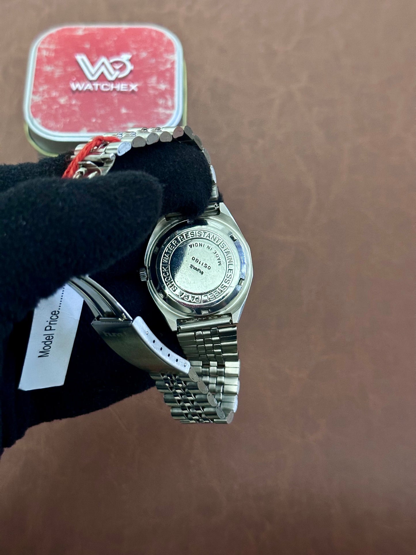 HMT Kohinoor Maroon Sunburst MOD – Hand-Winding Vintage Watch