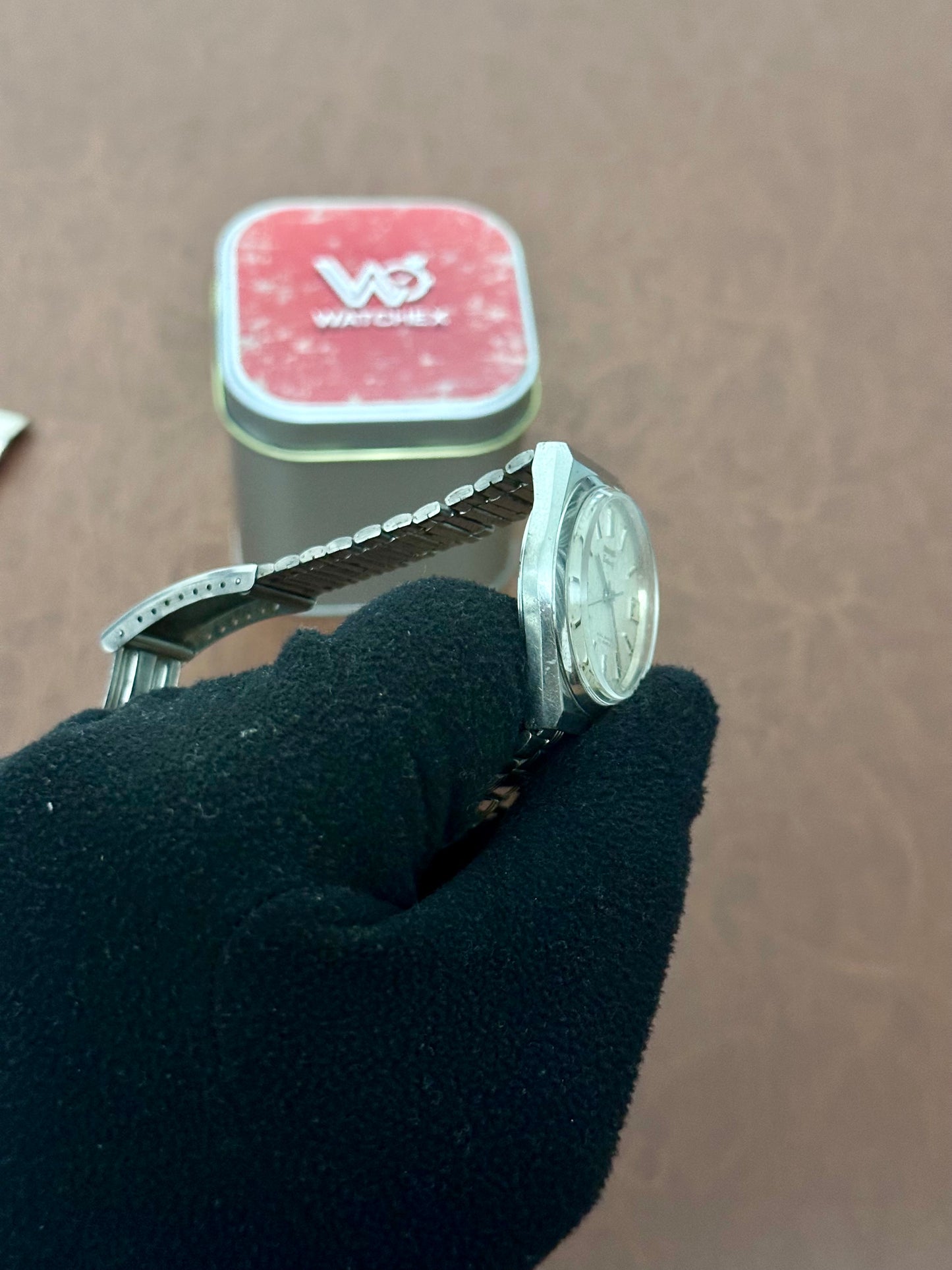 Vintage HMT Tareeq Mechanical – Textured Silver Dial | 38mm