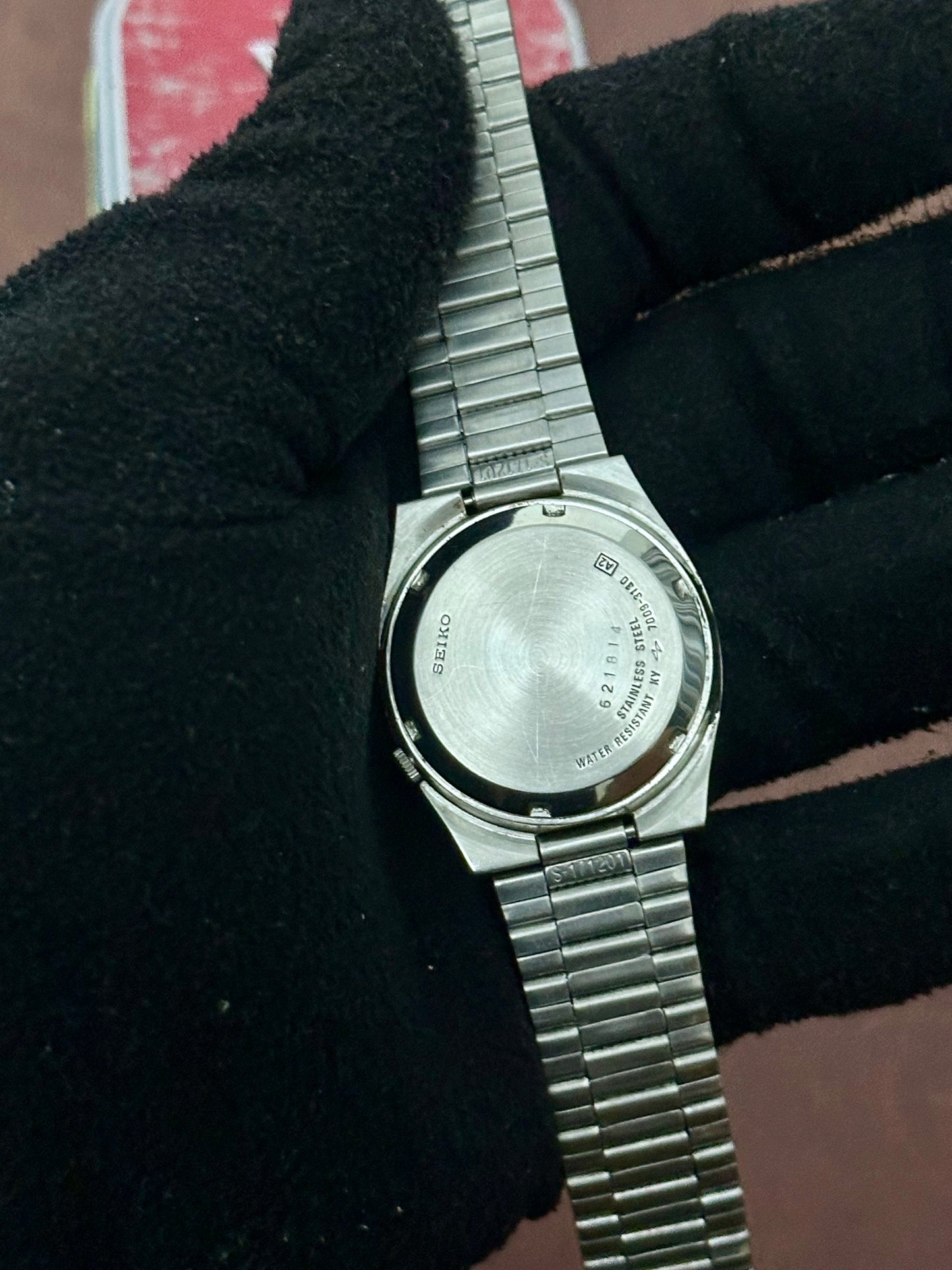 Vintage Seiko 5 Blue Automatic TV Dial – Ref. 7009-3130