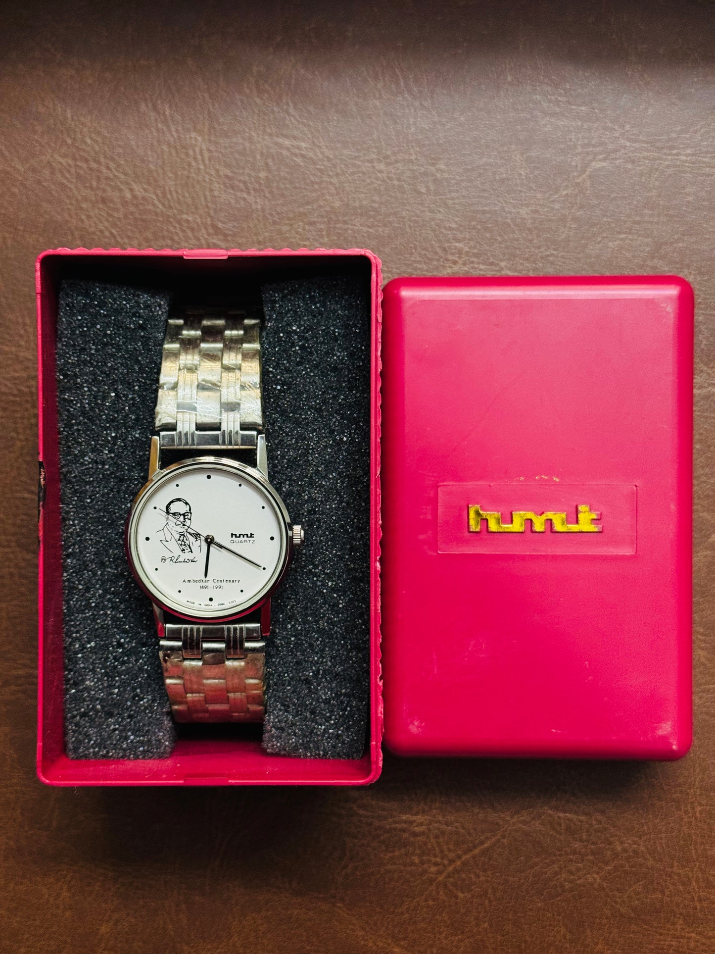 Limited Edition HMT Dr. B. R. Ambedkar Centenary Quartz Watch NOS with Original Box