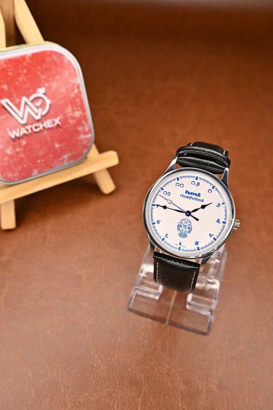 HMT Gandaberunda Special Edition White Dial Kannada Numerals Wristwatch | Watchex NOS Collection
