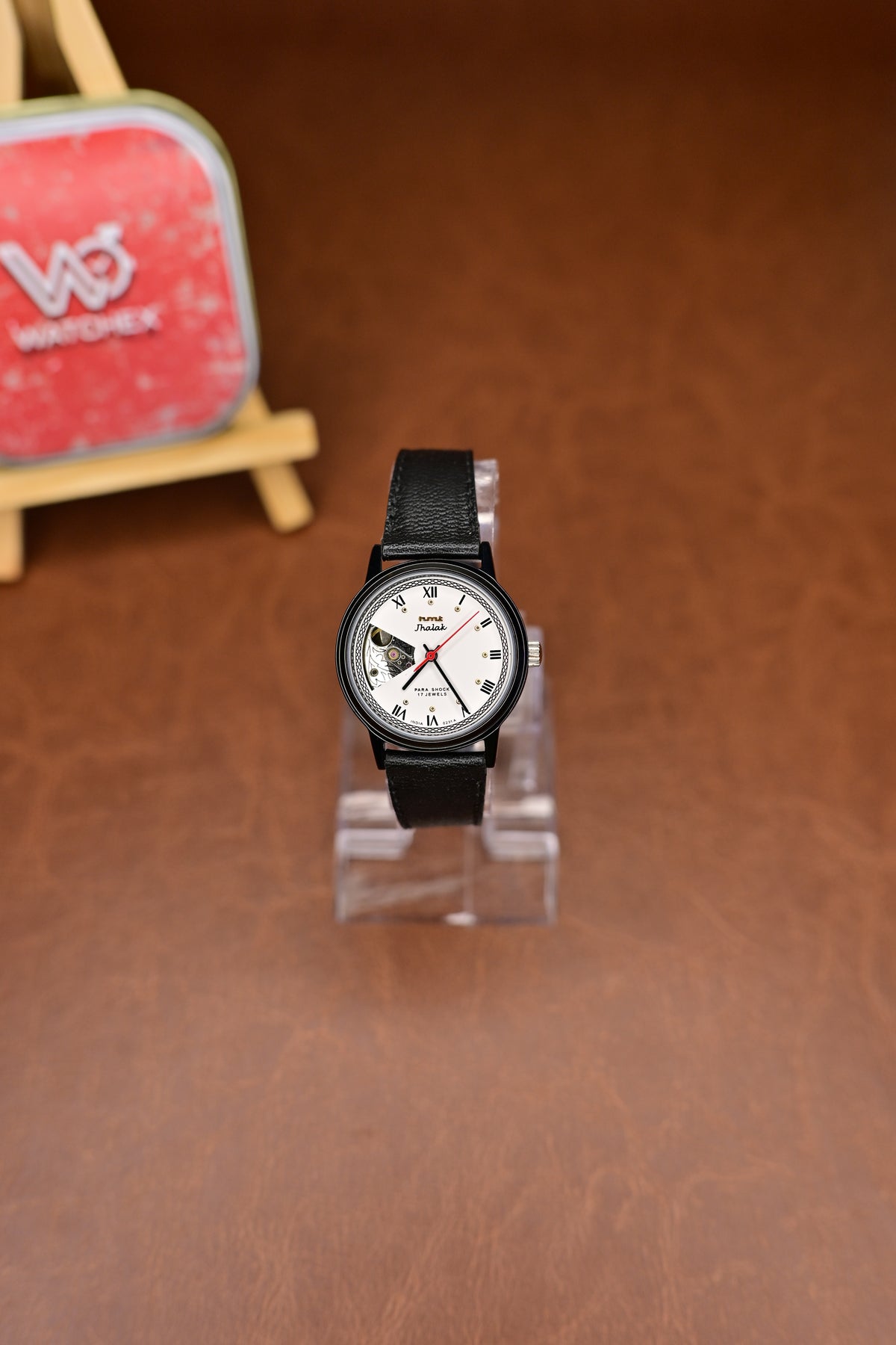 HMT Jhalak White Open-Heart Dial 17 Jewels Manual-Winding — Watchex India (Externally Assembled)