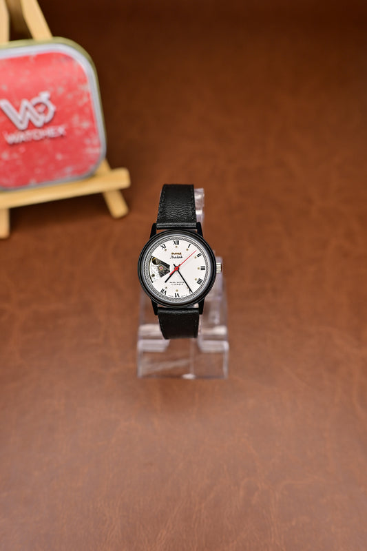 HMT Jhalak White Open-Heart Dial 17 Jewels Manual-Winding — Watchex India (Externally Assembled)