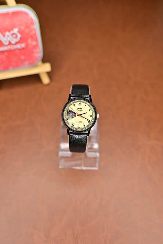HMT Jhalak Champagne Open-Heart Dial 17 Jewels Manual-Winding — Watchex India (Externally Assembled)