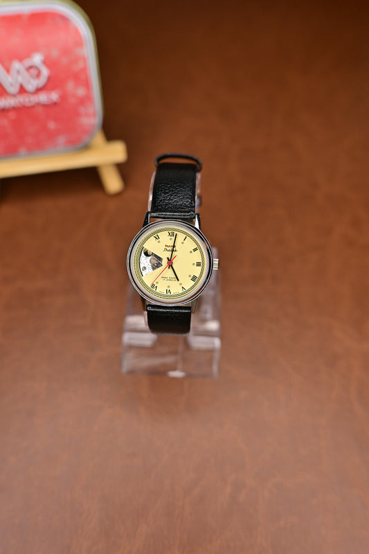 HMT Jhalak Champagne Open-Heart Dial 17 Jewels Manual-Winding — Watchex India (Externally Assembled)