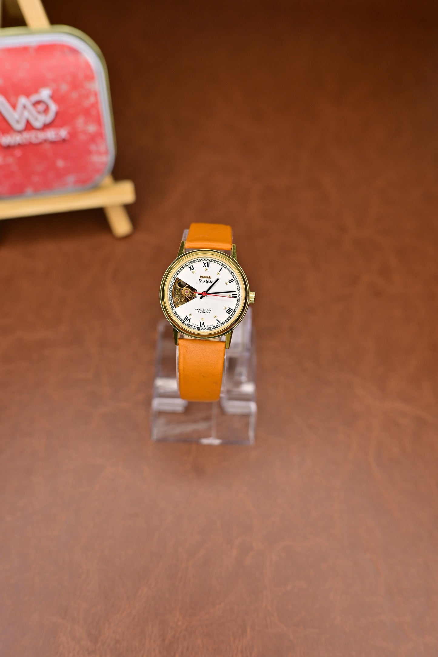 HMT Jhalak White Open-Heart Dial 17 Jewels Manual-Winding — Watchex India (Externally Assembled)