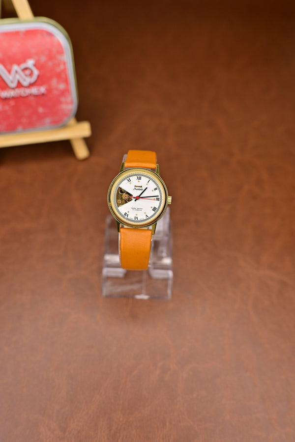 HMT Jhalak White Open-Heart Dial 17 Jewels Manual-Winding — Watchex India (Externally Assembled)
