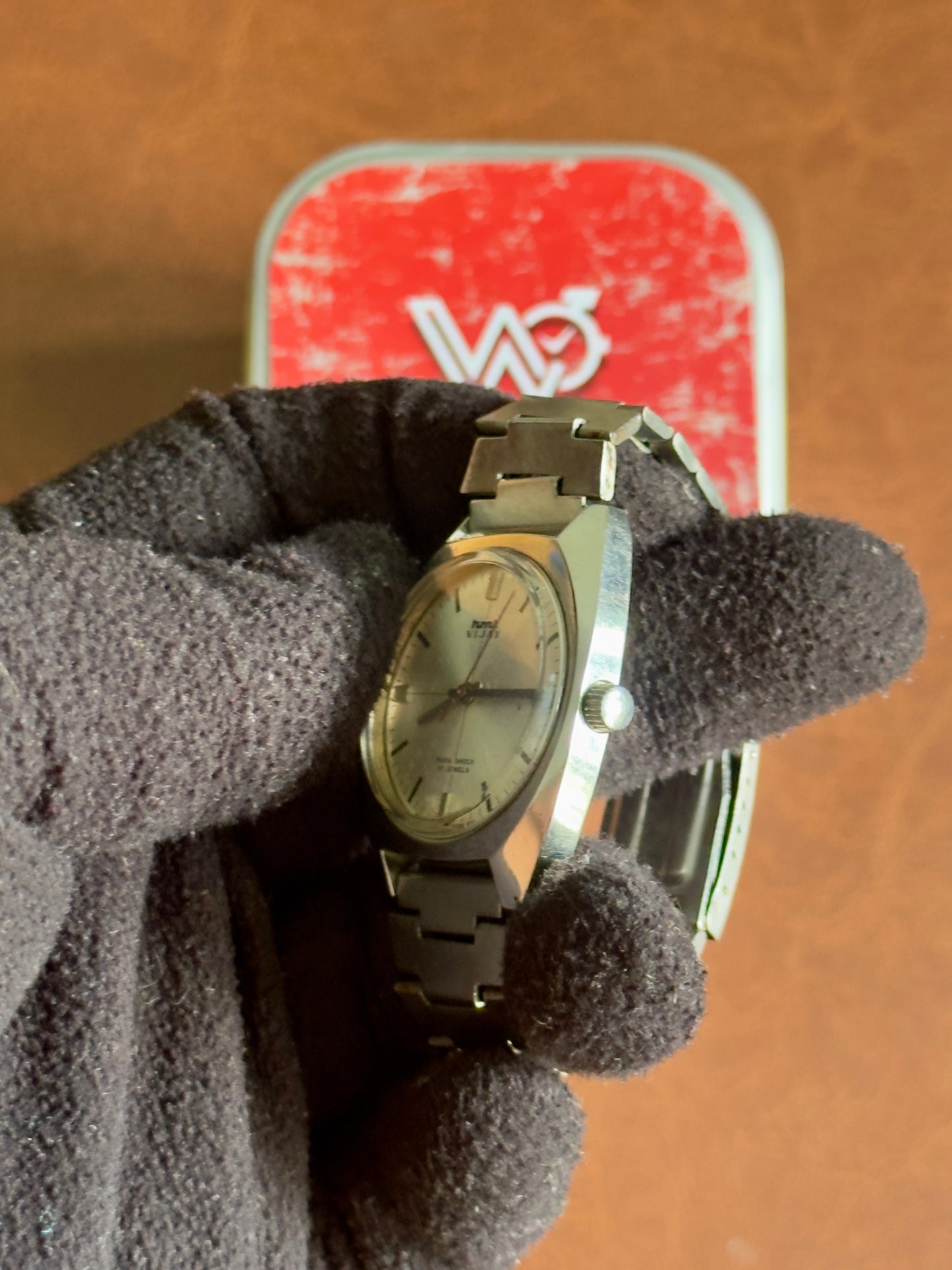 Vintage HMT Vijay Silver Sunburst Dial Mechanical Hand-Winding (040106) | Watchex India